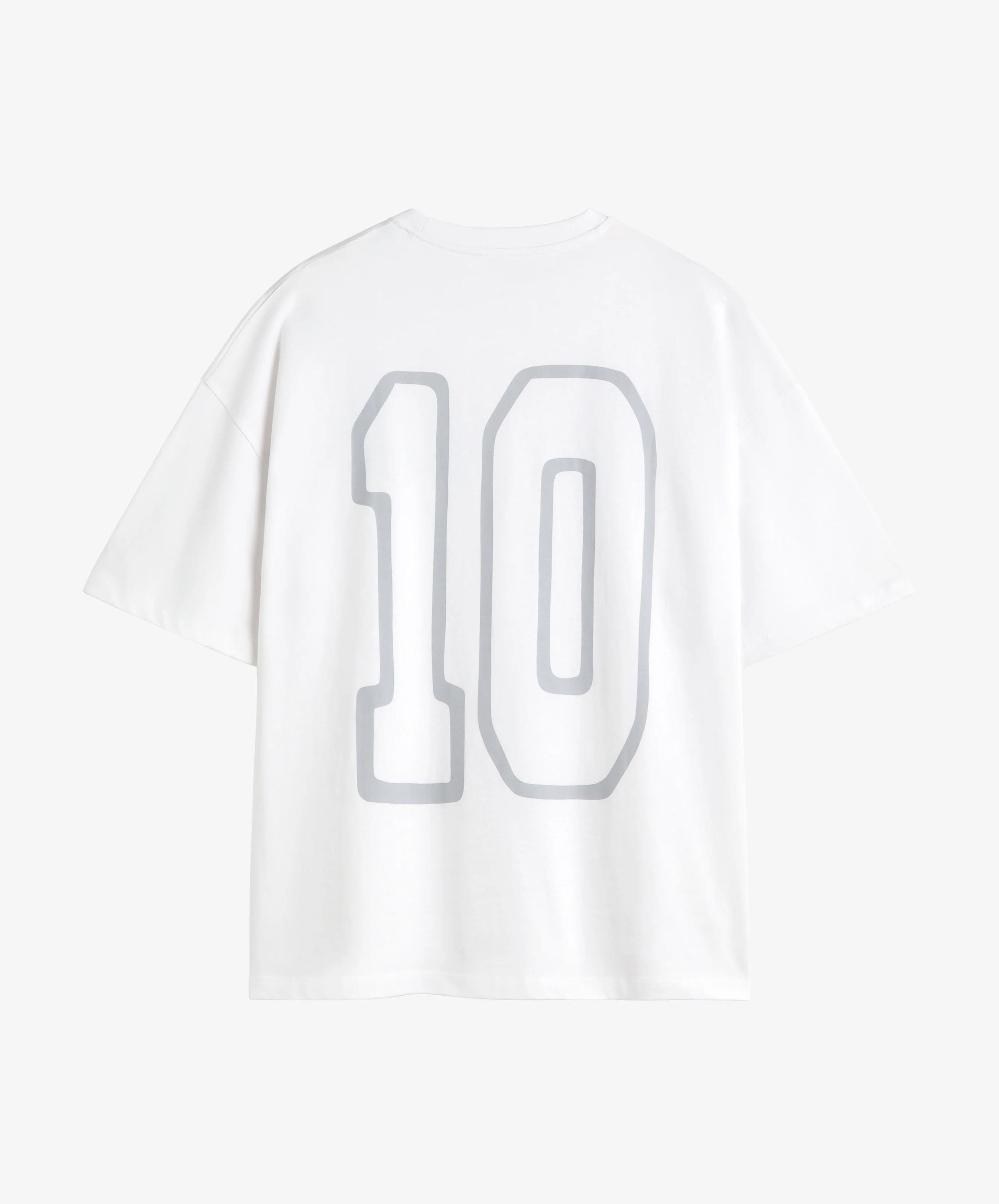 10 Boxy Tee White - Image 3
