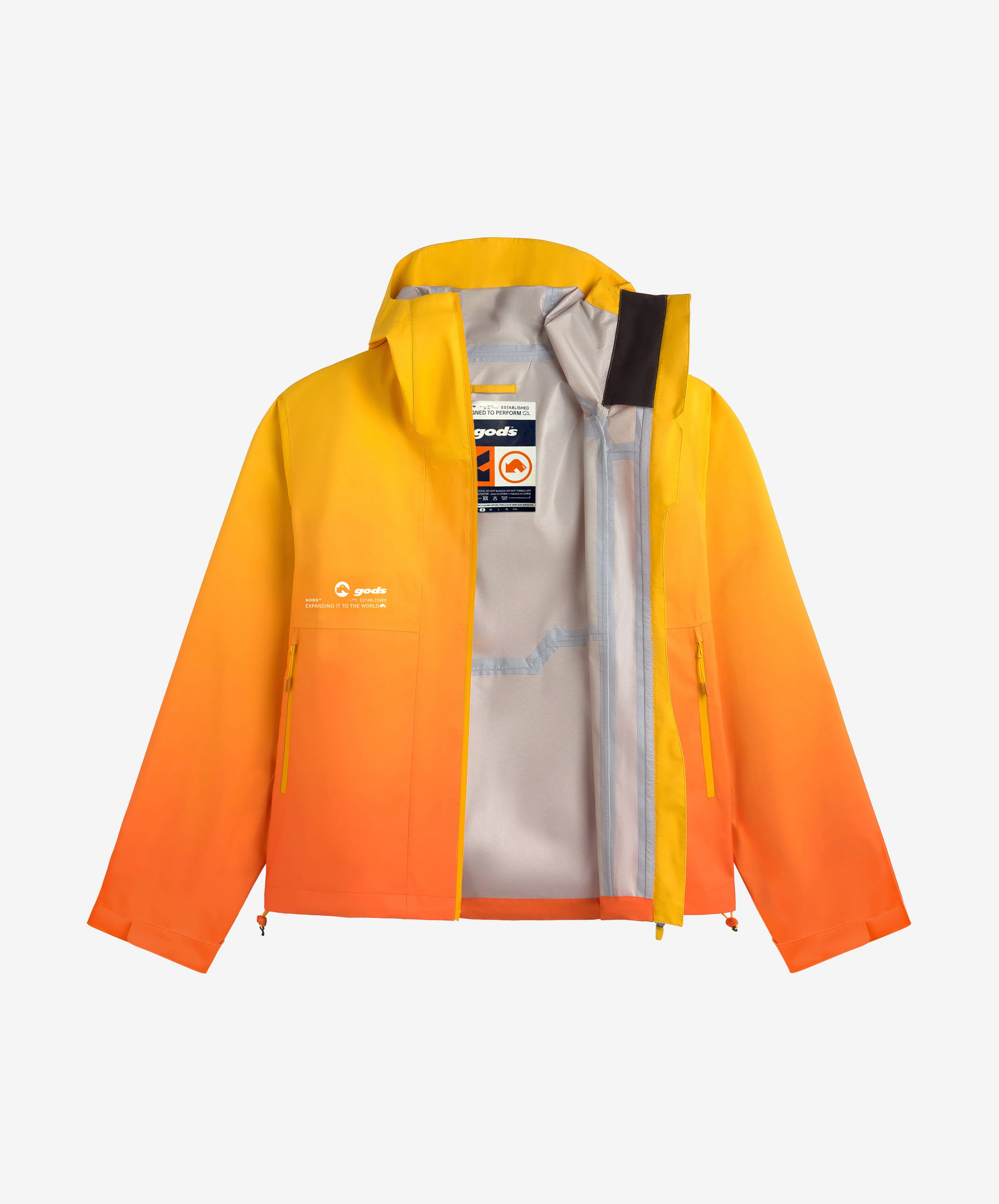 3-Layer Jacket Orange - Image 10