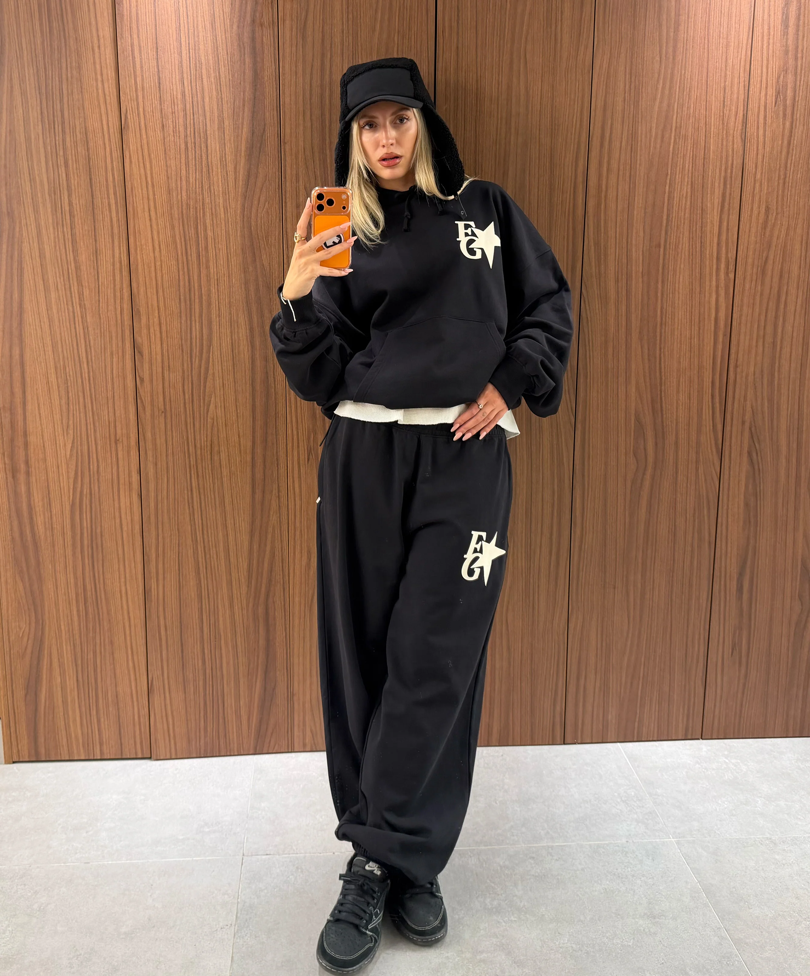 A New Star Hoodie Black - Image 4