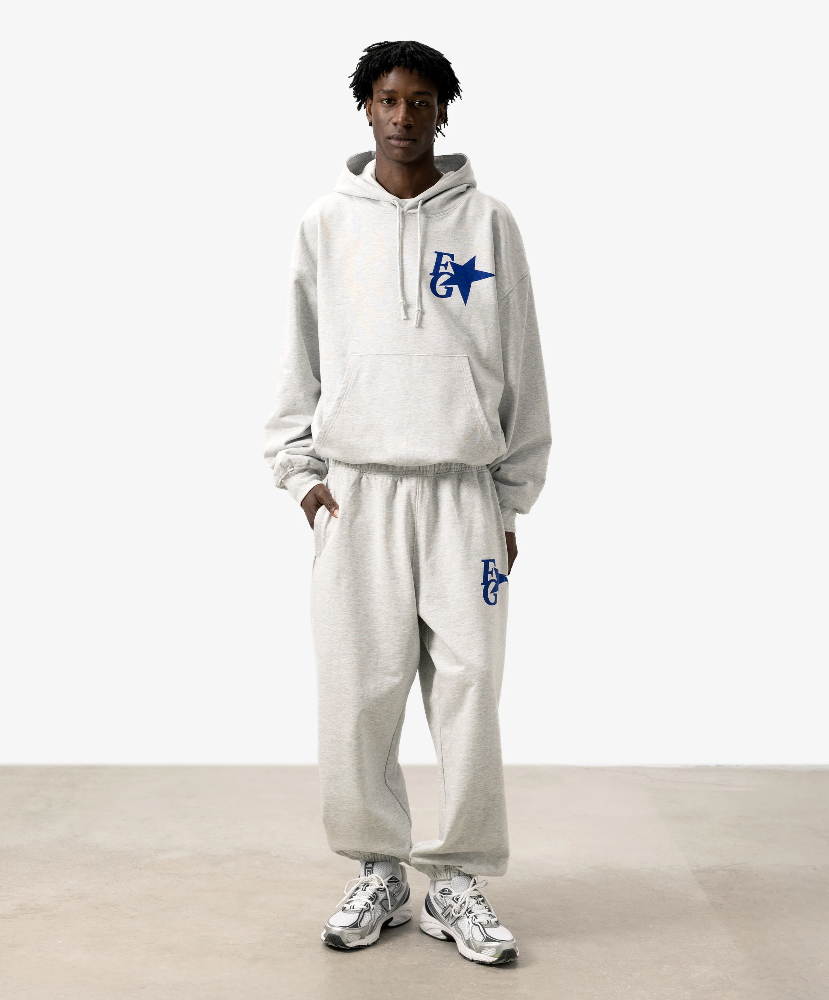 A New Star Hoodie Light Grey - Image 10