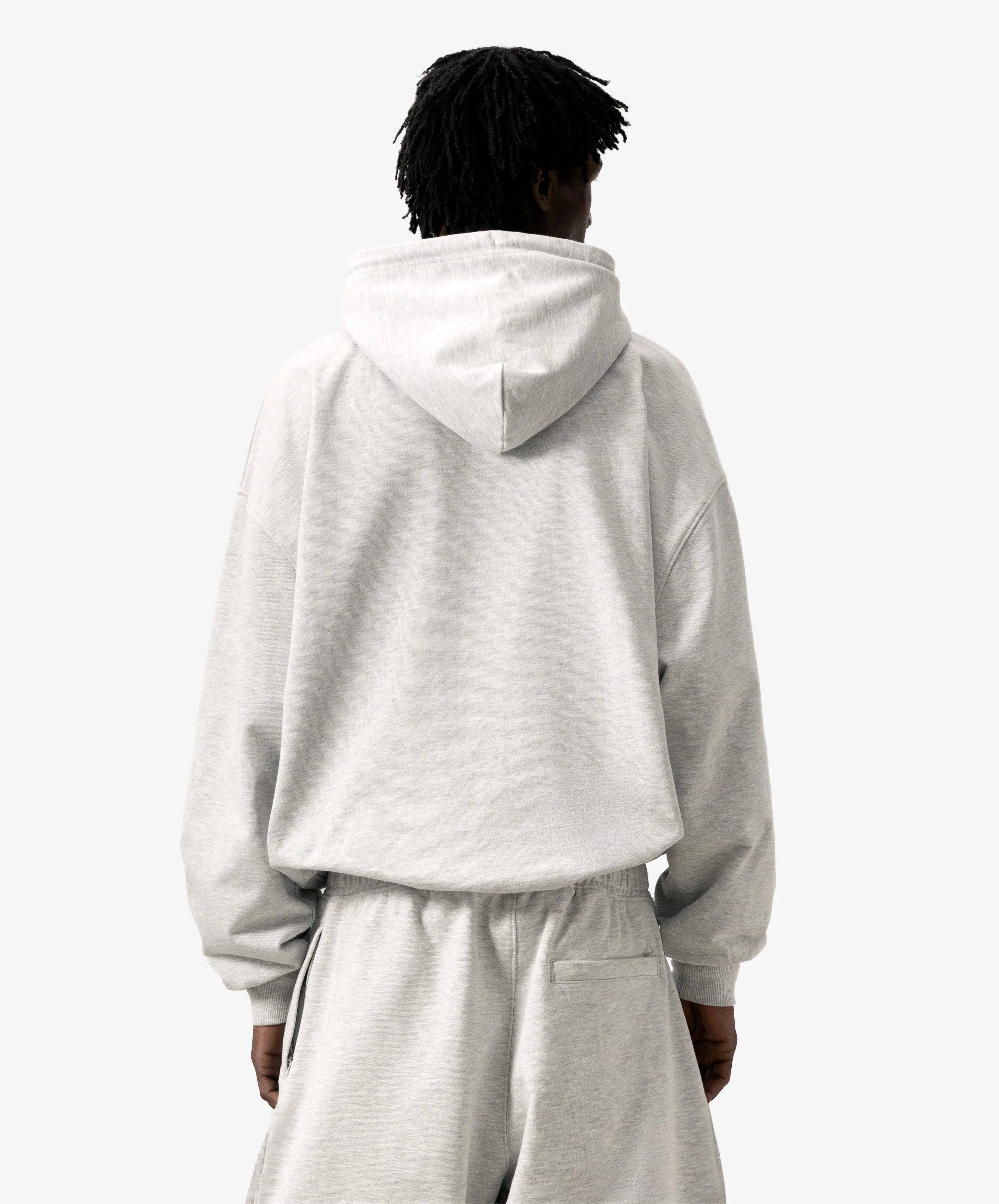 A New Star Hoodie Light Grey - Image 3