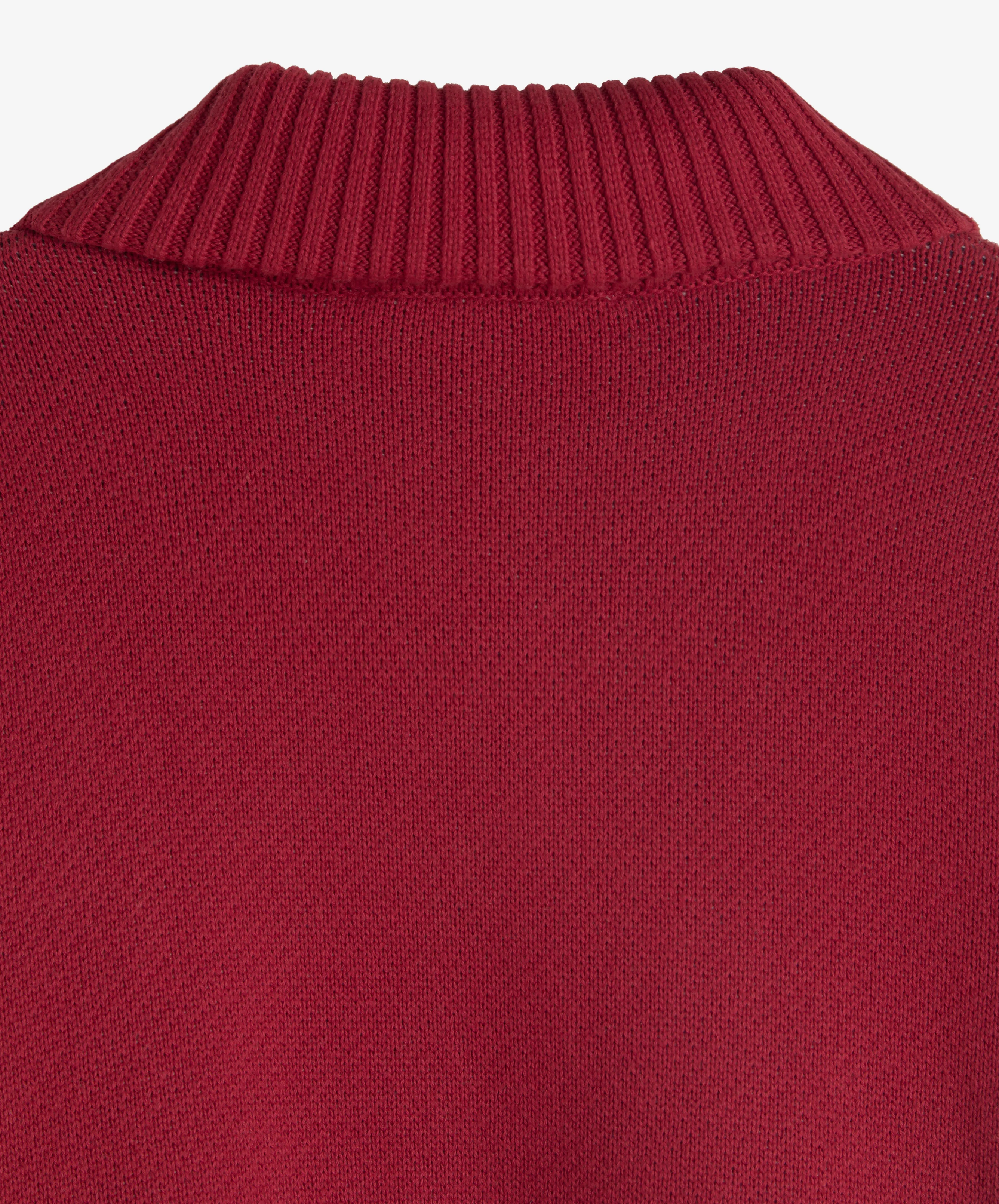 Alpine Rally Knitted Zipper Red-Navy - Image 10
