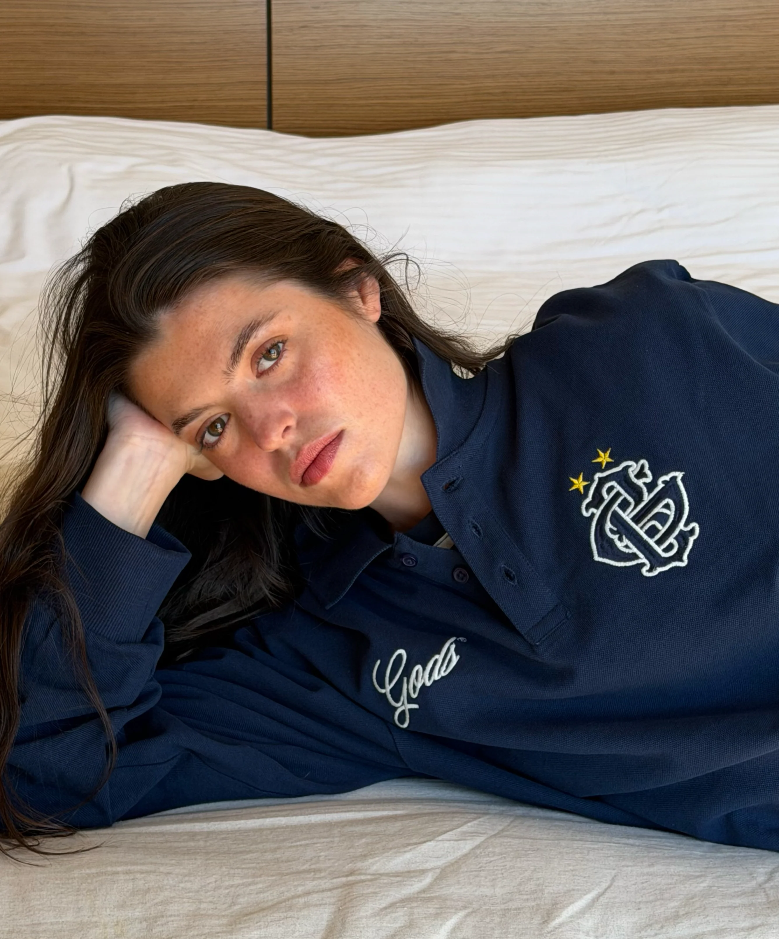 Gods Star Polo Navy - Image 4