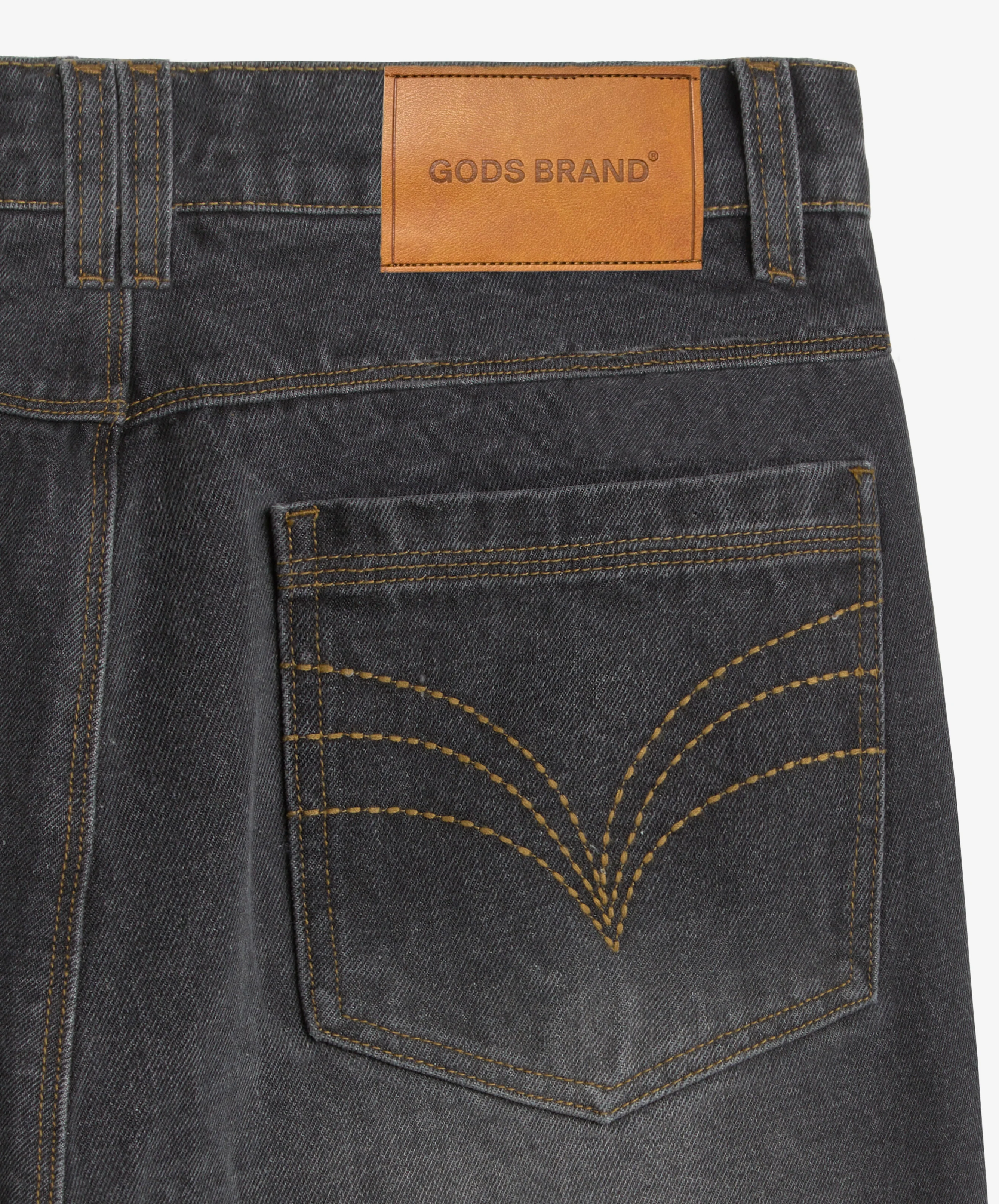 Baggy Denim Jeans Dark Grey - Image 7