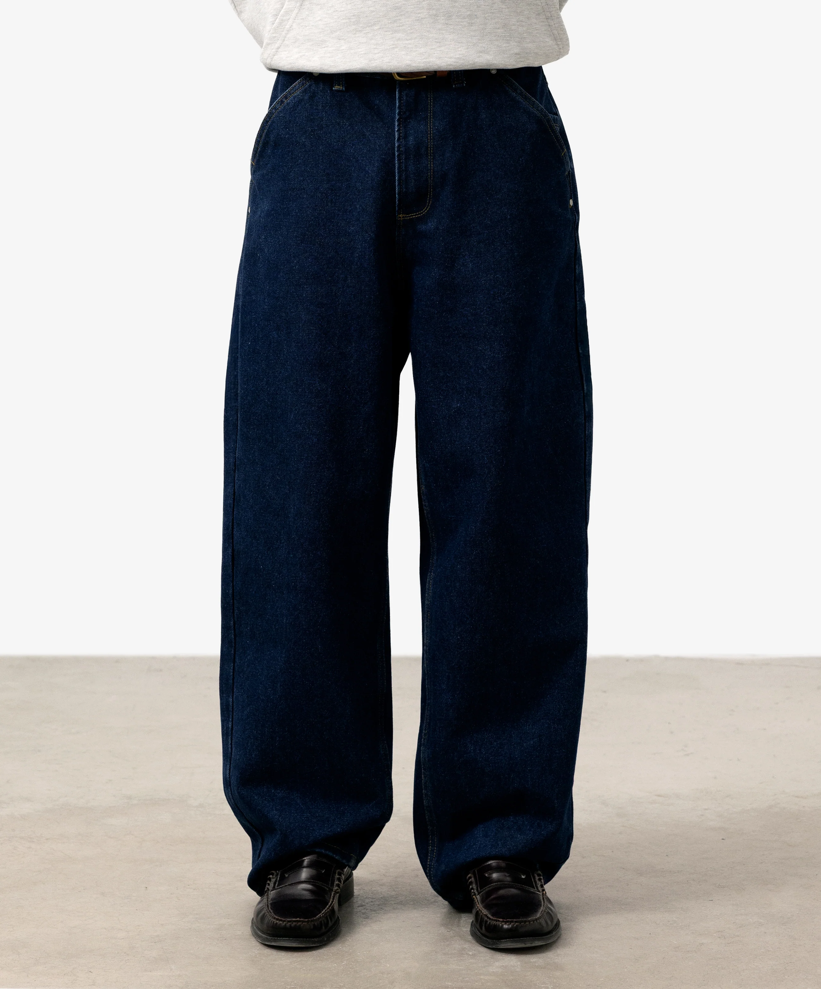 Baggy Denim Jeans Navy - Image 3