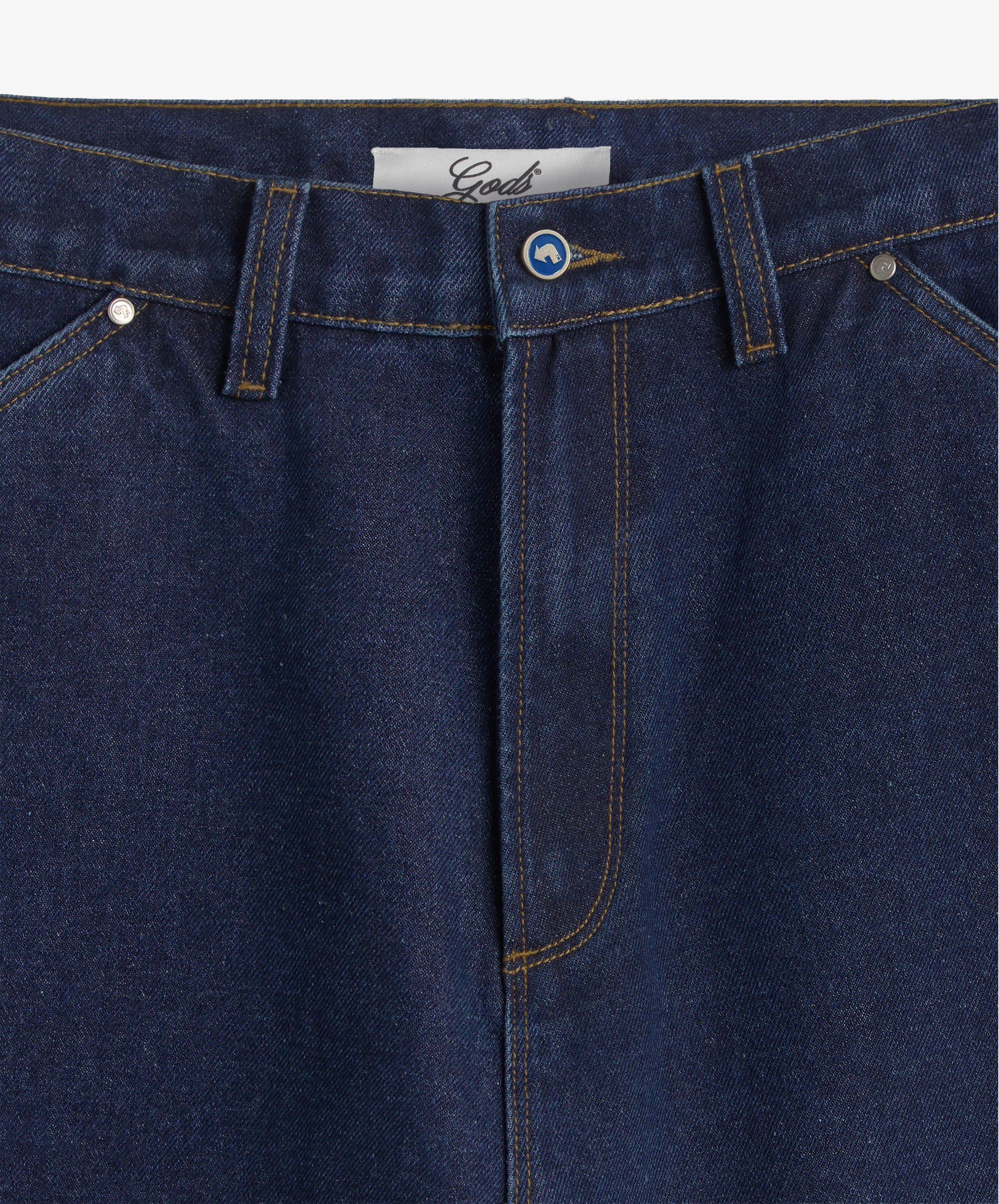 Baggy Denim Jeans Navy - Image 8