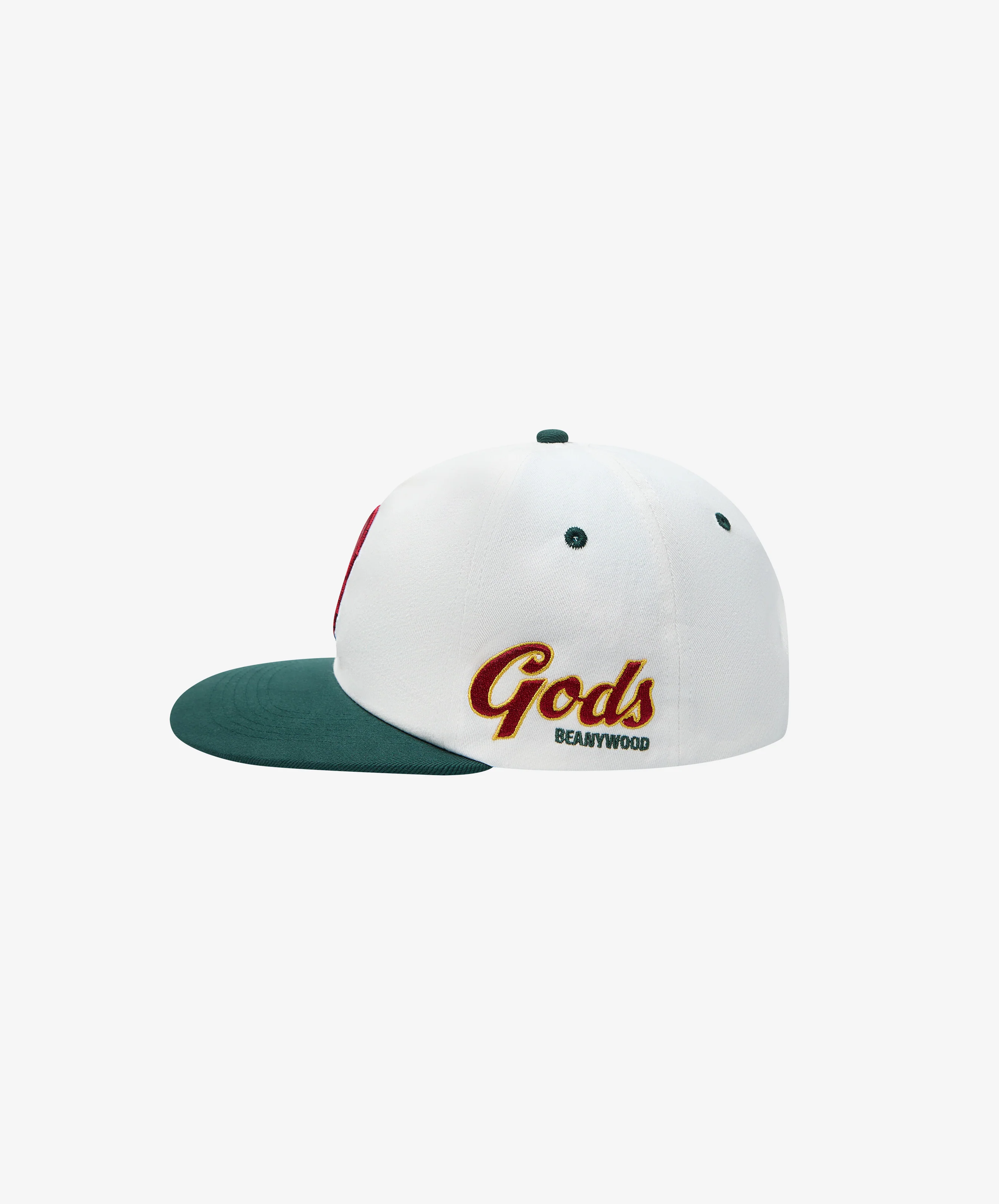 Beany's Cap White-Green - Image 3