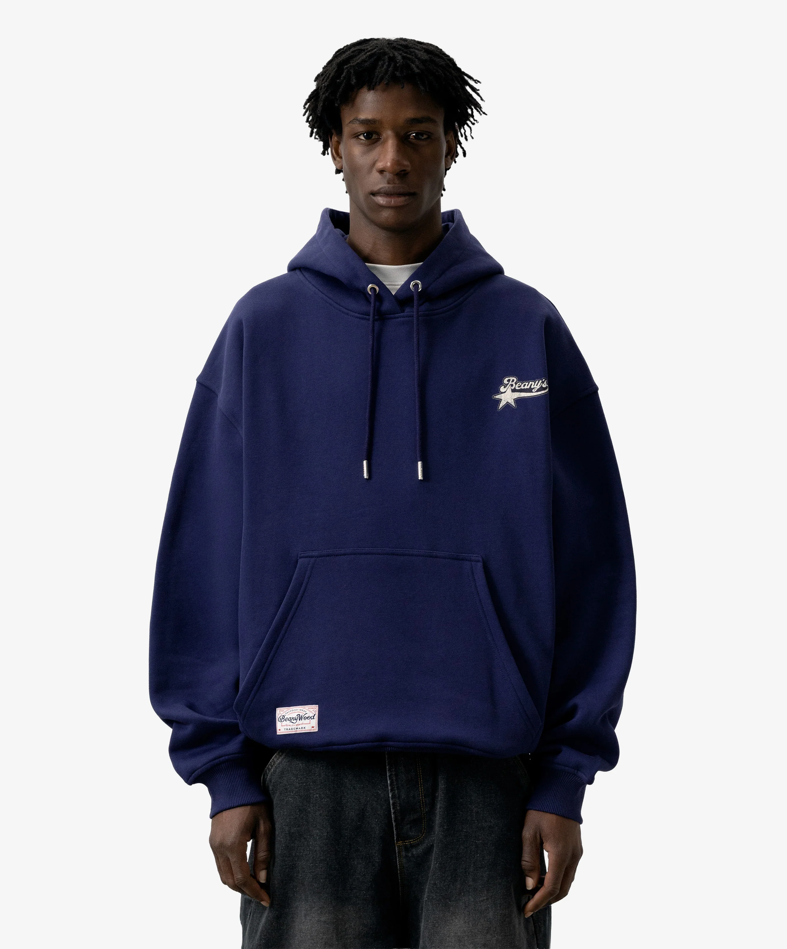 Beany's Hoodie Navy - Image 4
