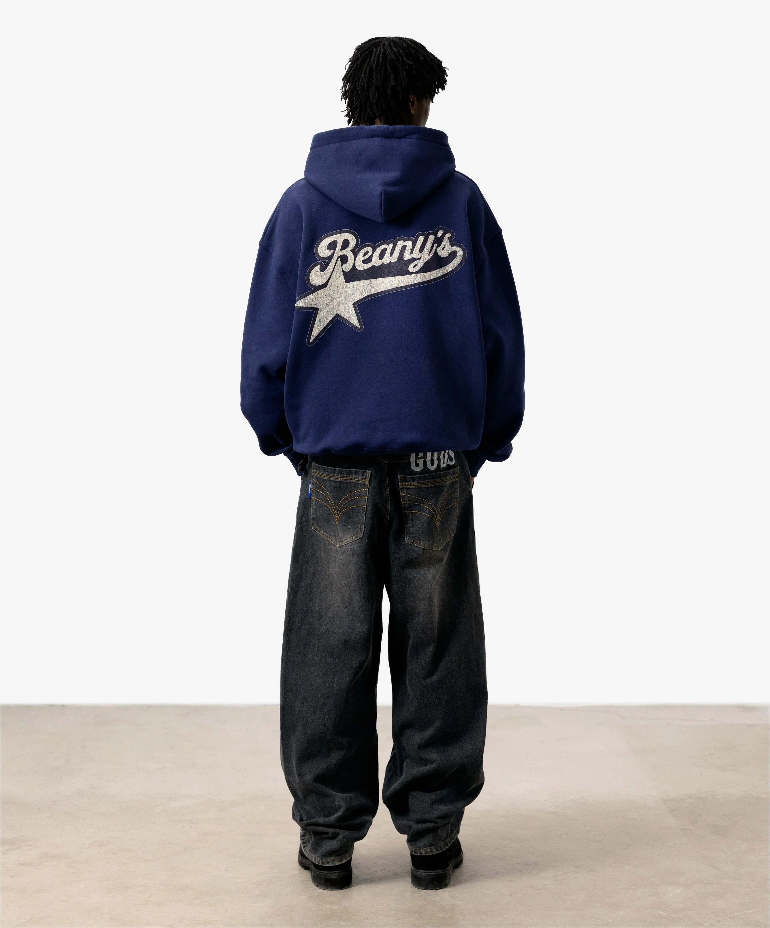 Beany's Hoodie Navy - Image 5