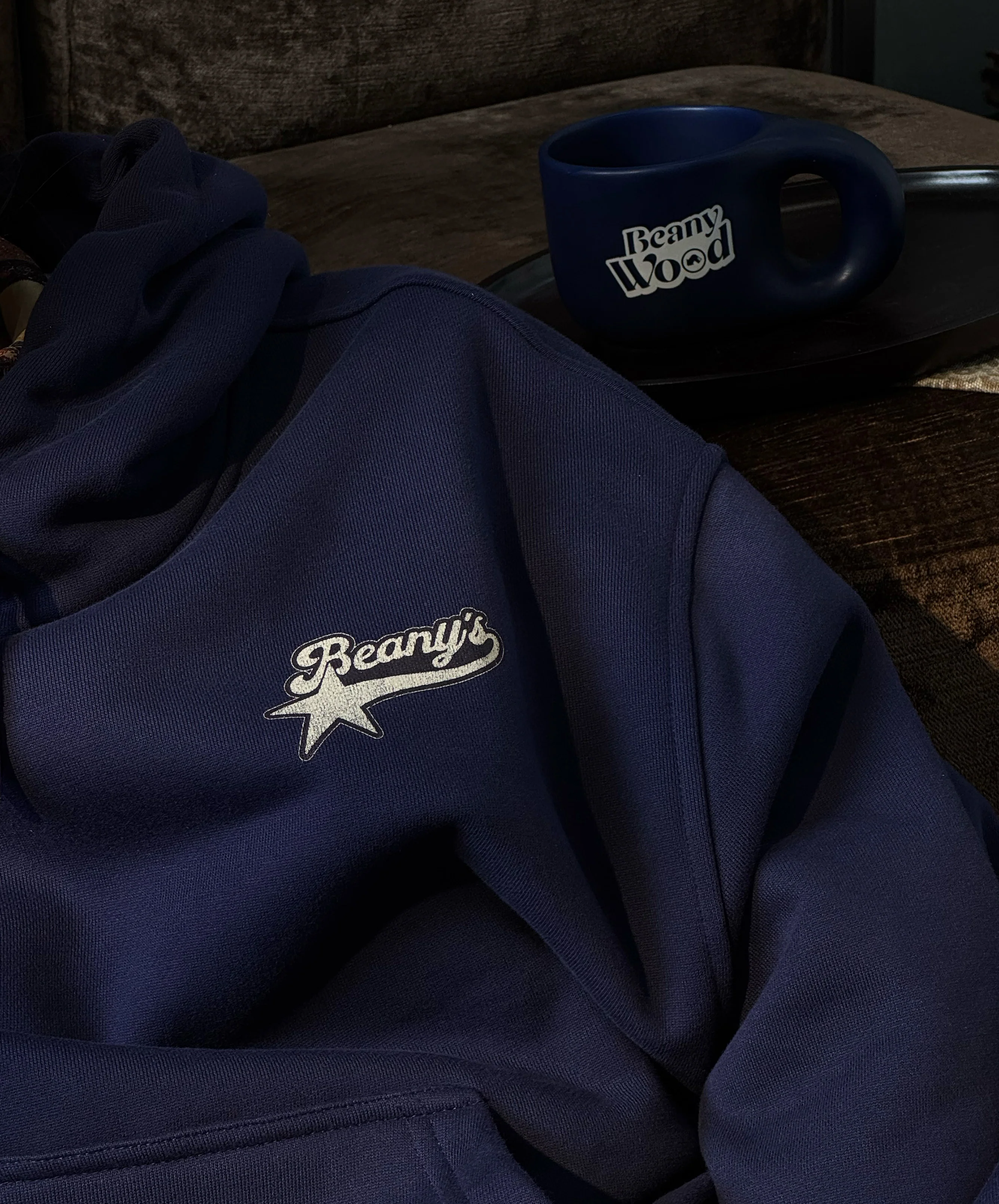 Beany's Hoodie Navy - Image 9