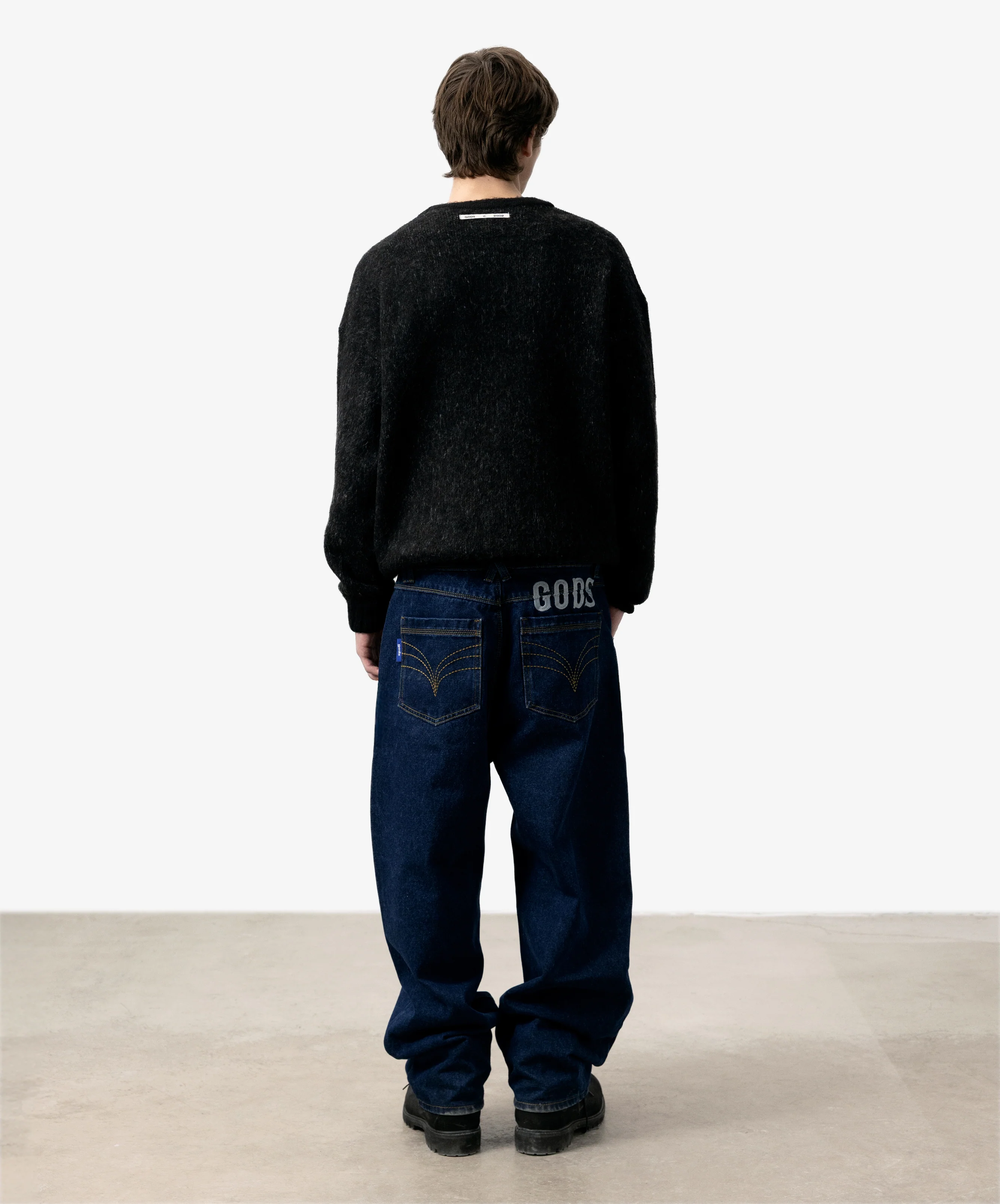 Billiard Knitted Sweater Black - Image 6