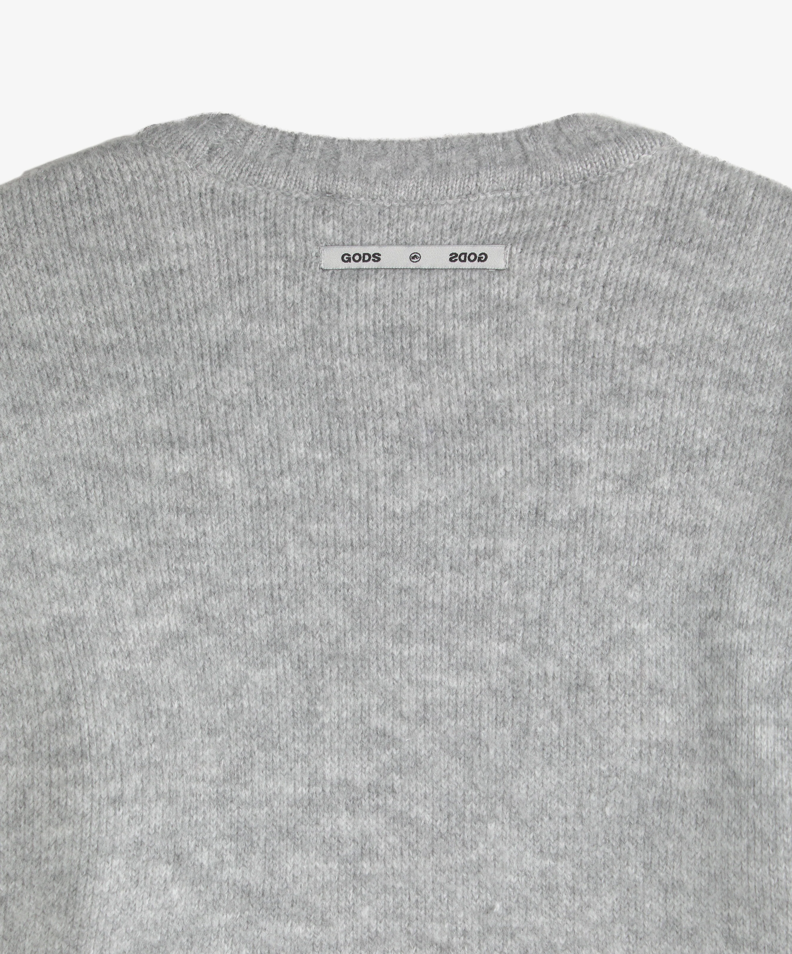 Billiard Knitted Sweater Light Grey - Image 9