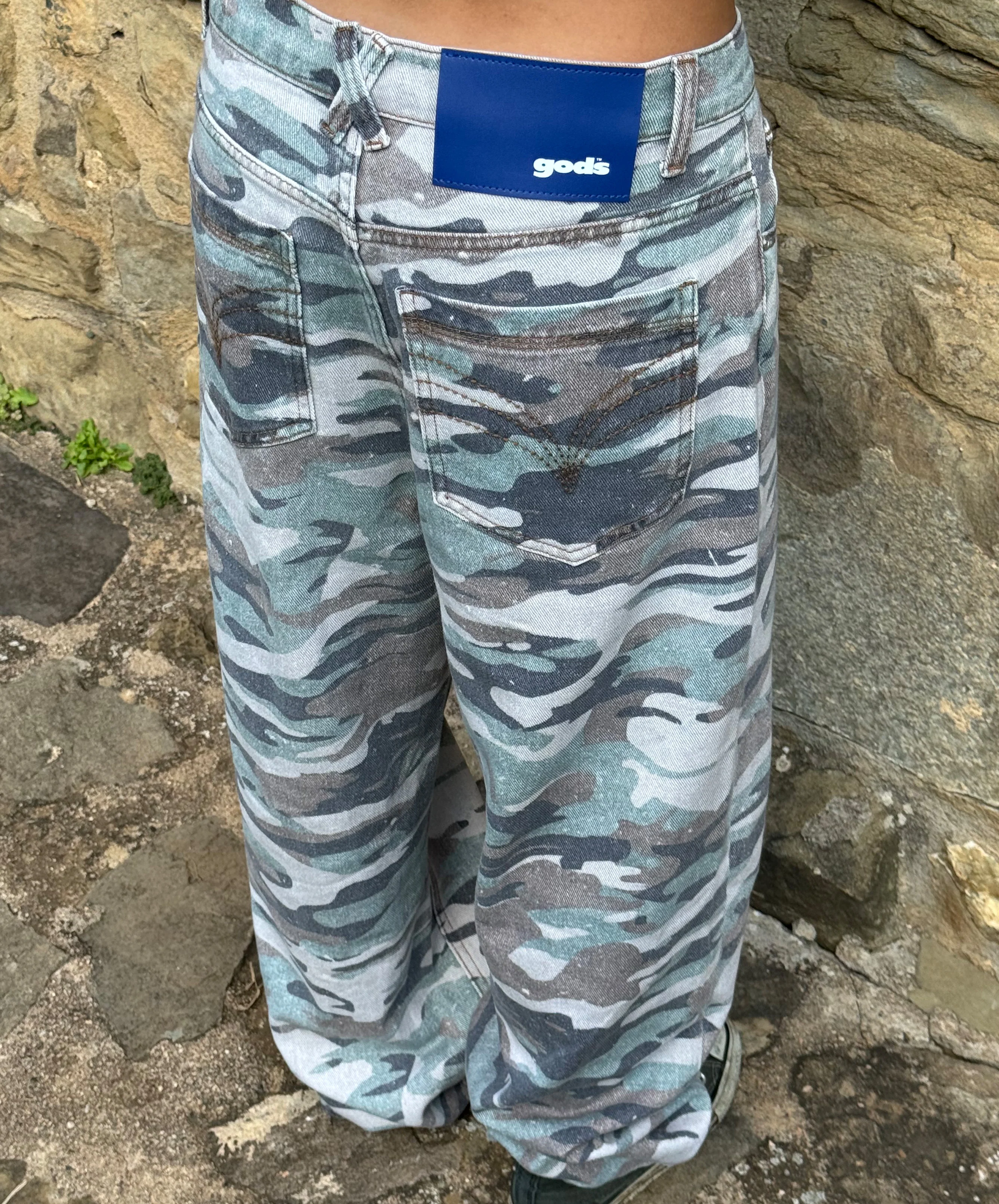 Camouflage Jeans Military Green - Image 5