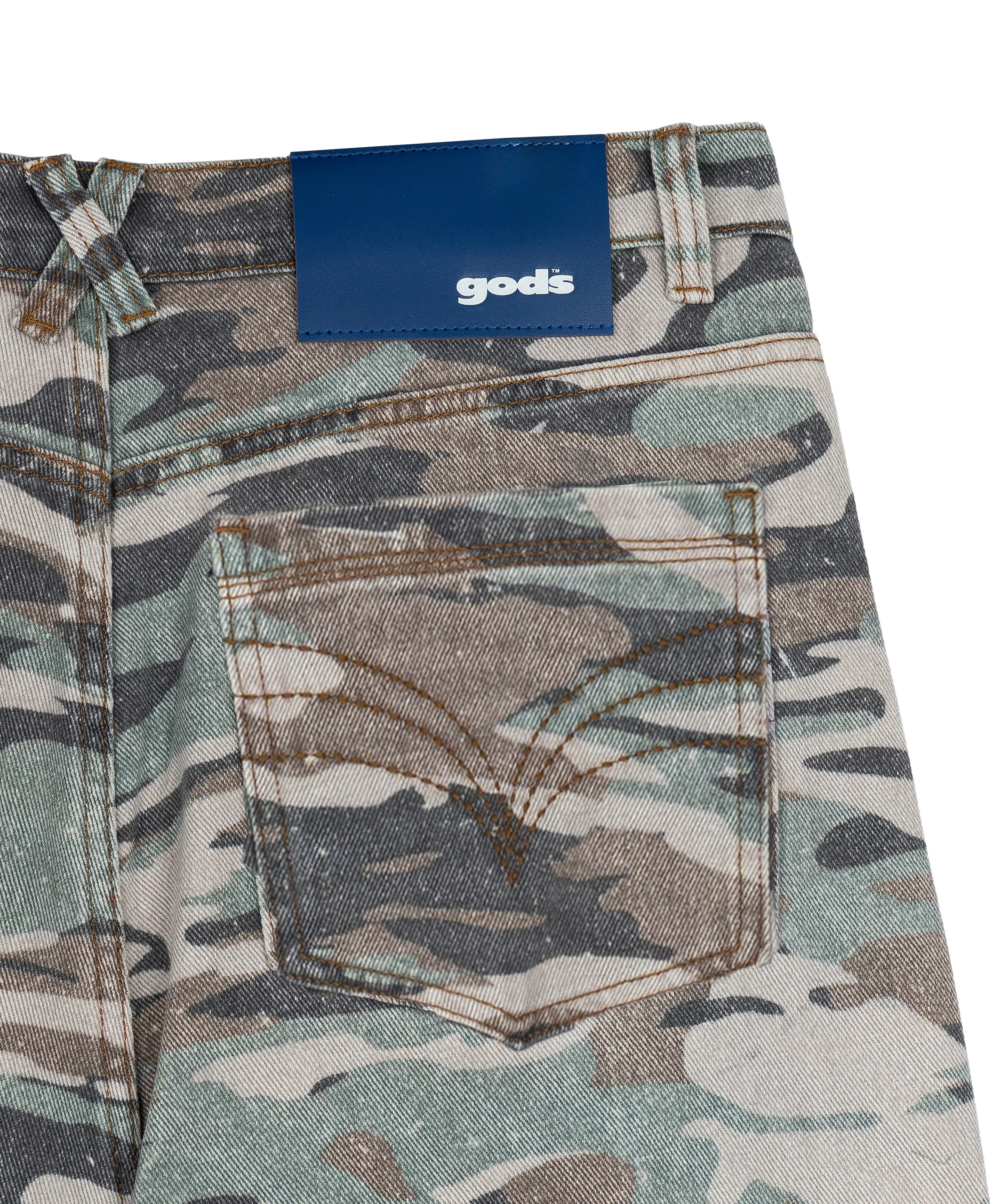 Camouflage Jeans Military Green - Image 7