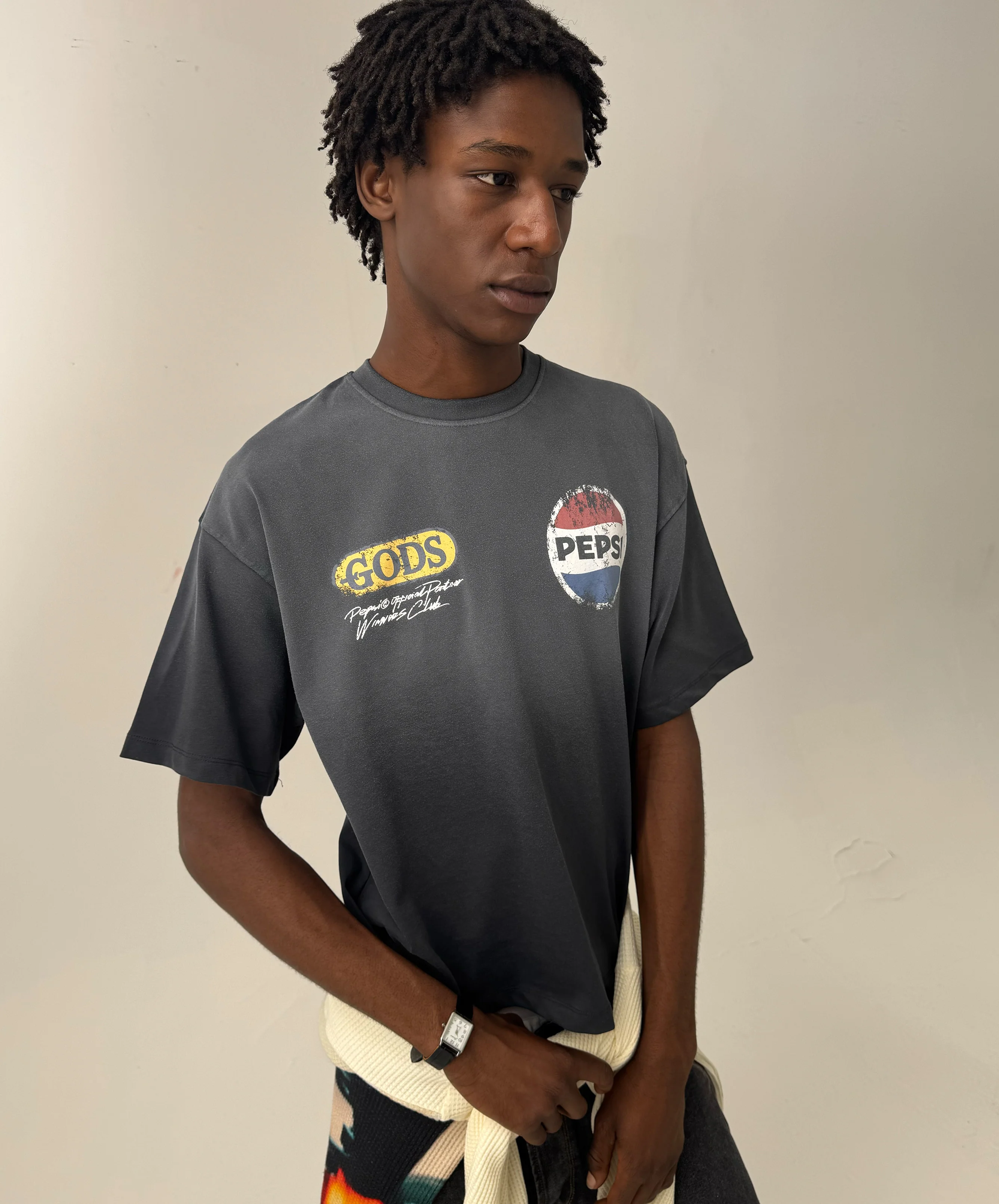 Classic Boxy Tee Dark Grey - Image 8