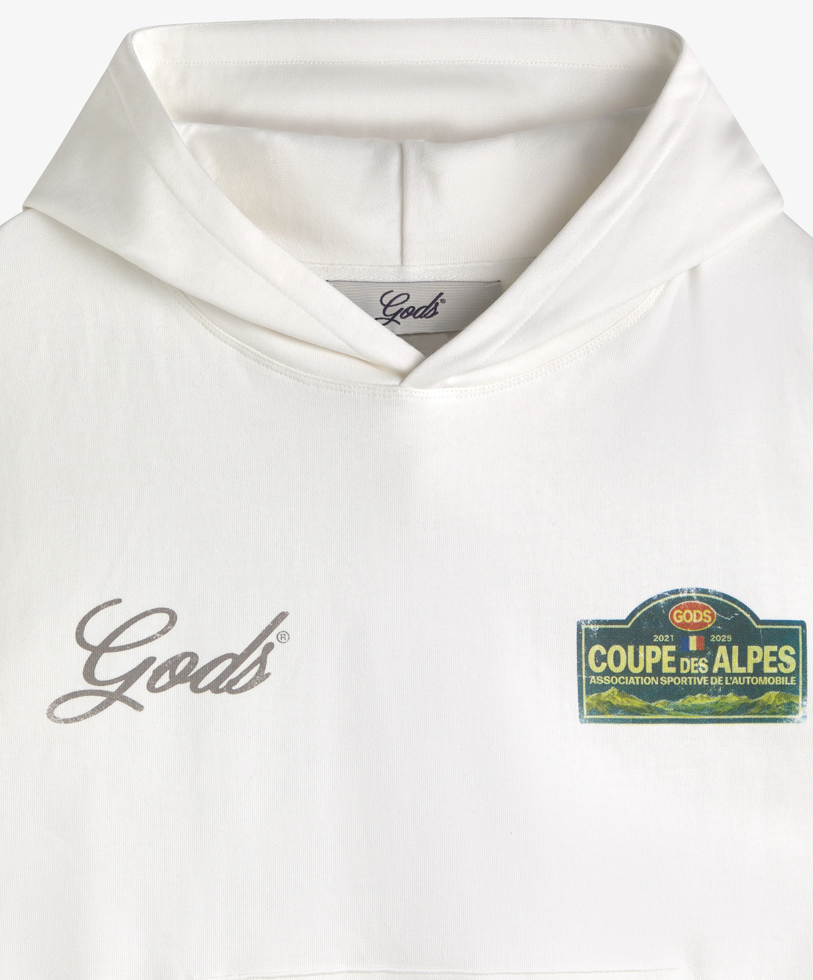 Coupe Des Alpes Hoodie Cream - Image 5