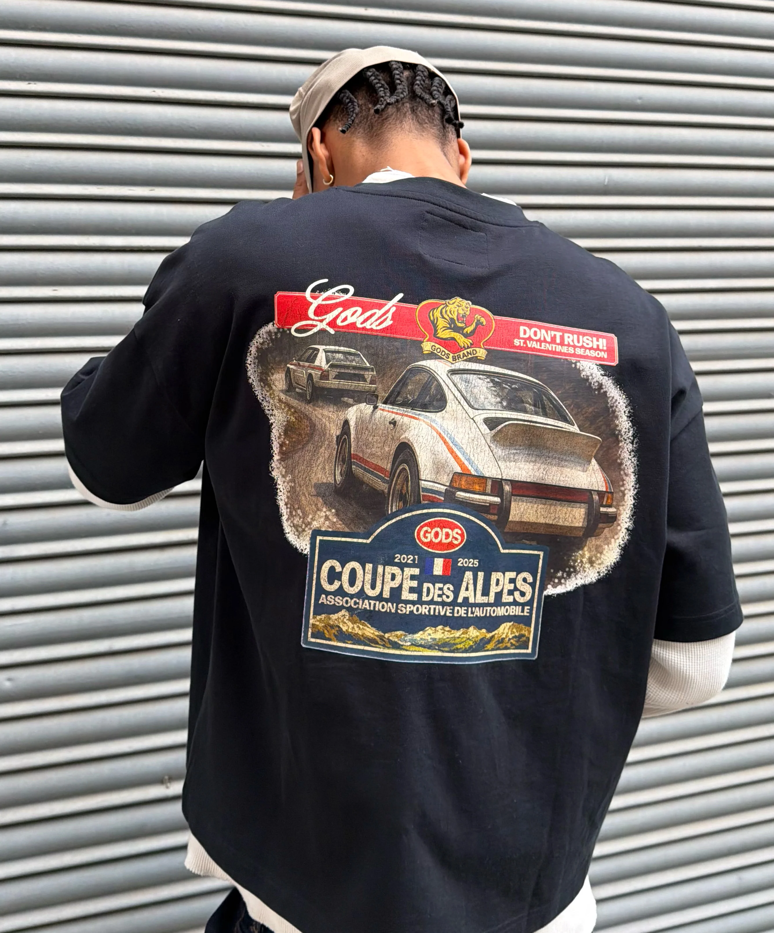 Coupe Des Alpes Tee Dark Grey - Image 2