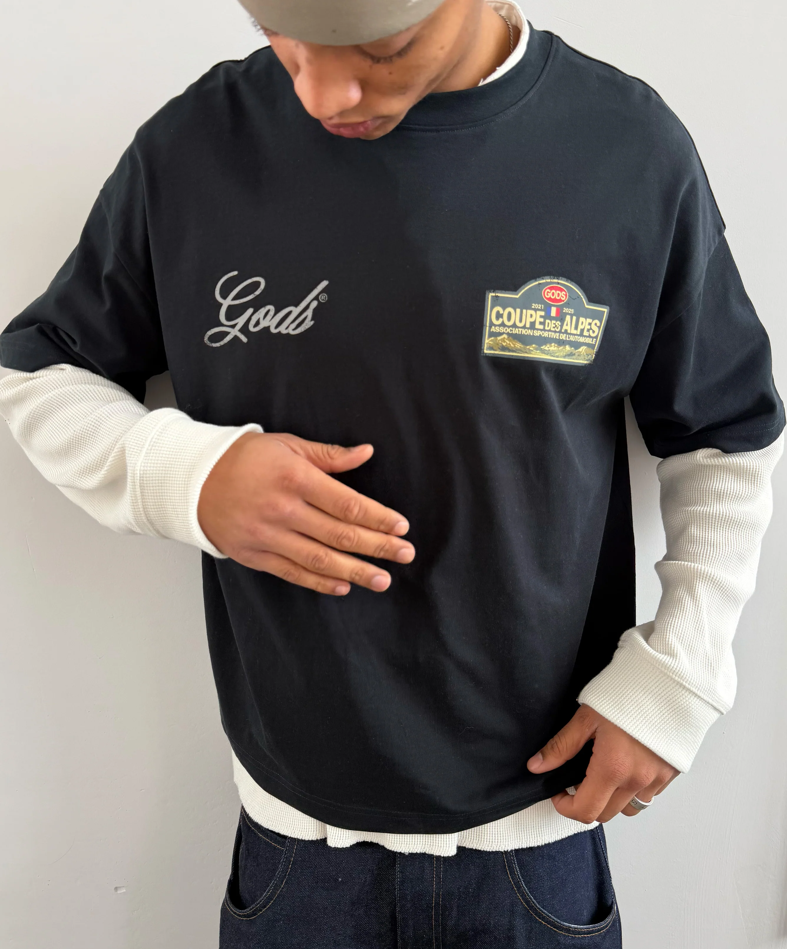 Coupe Des Alpes Tee Dark Grey - Image 4