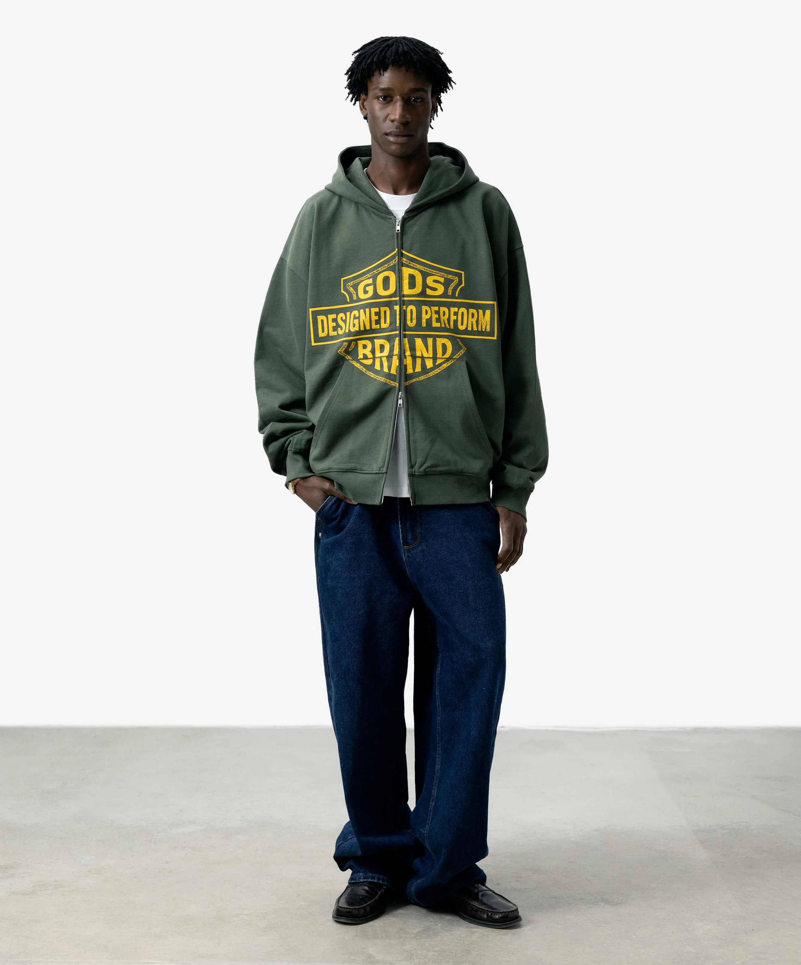 Designed To Perform Zipper Green - Image 5