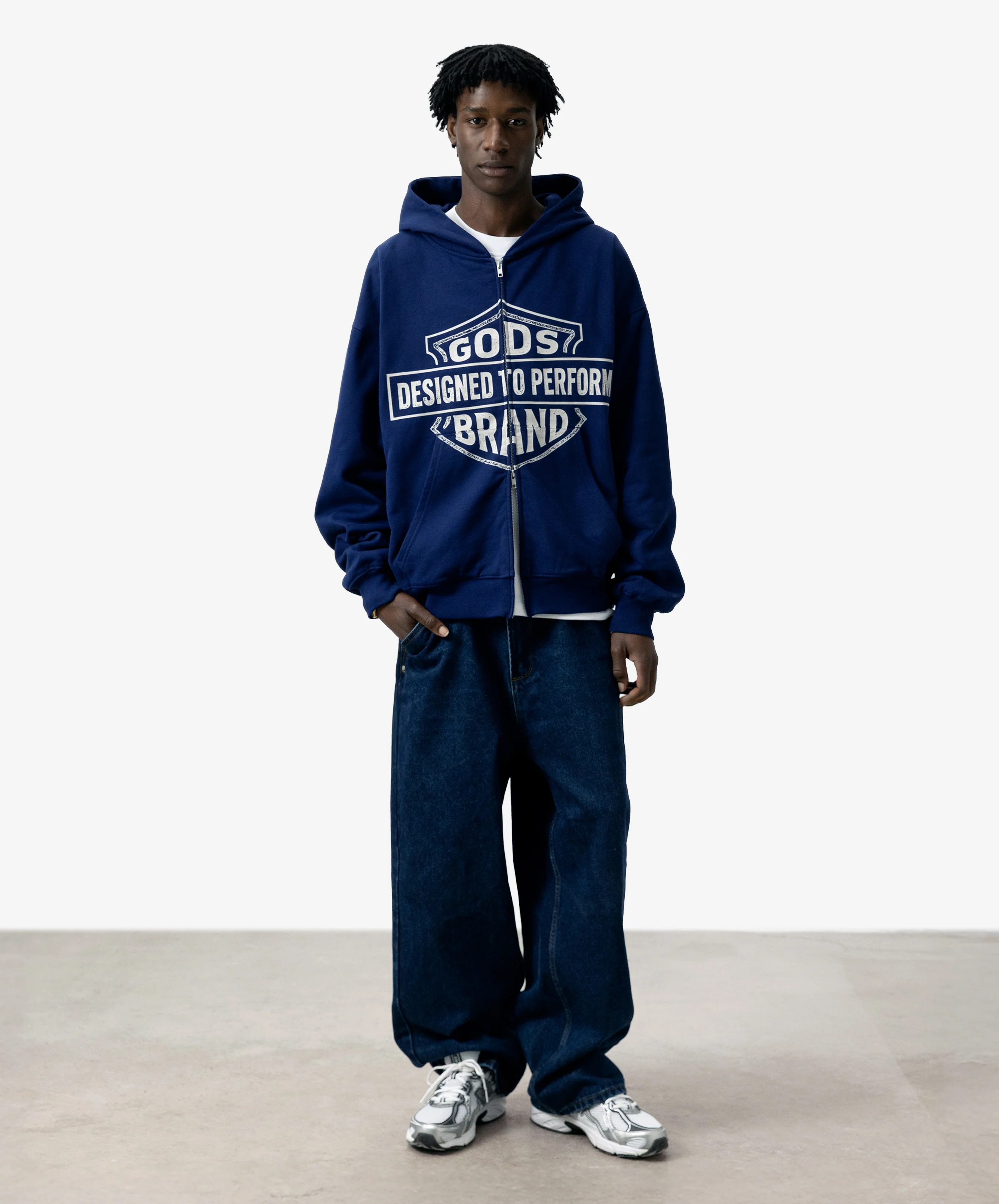 Designed To Perform Zipper Navy - Image 5