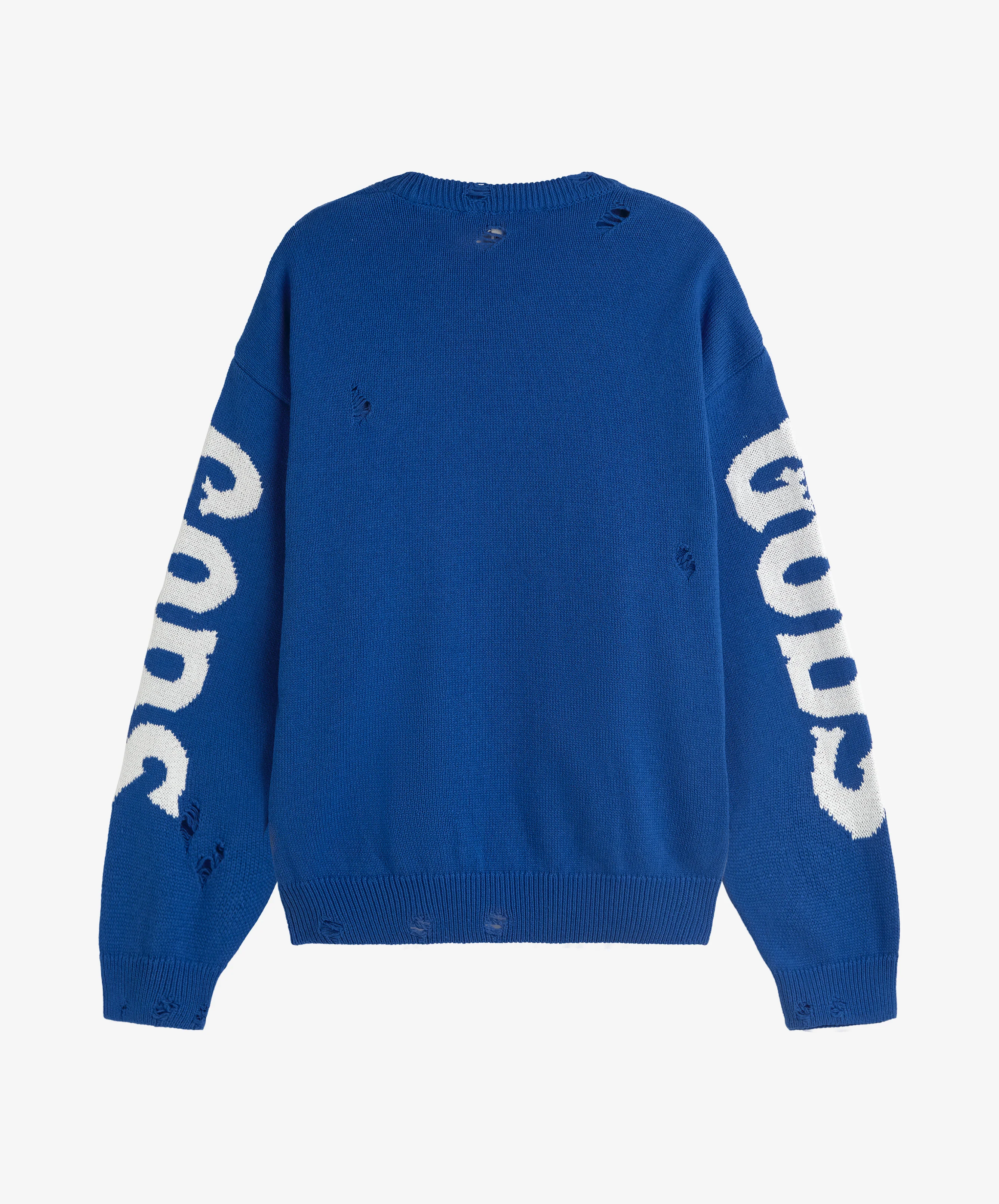 G Side Knitted Sweater Blue - Image 4