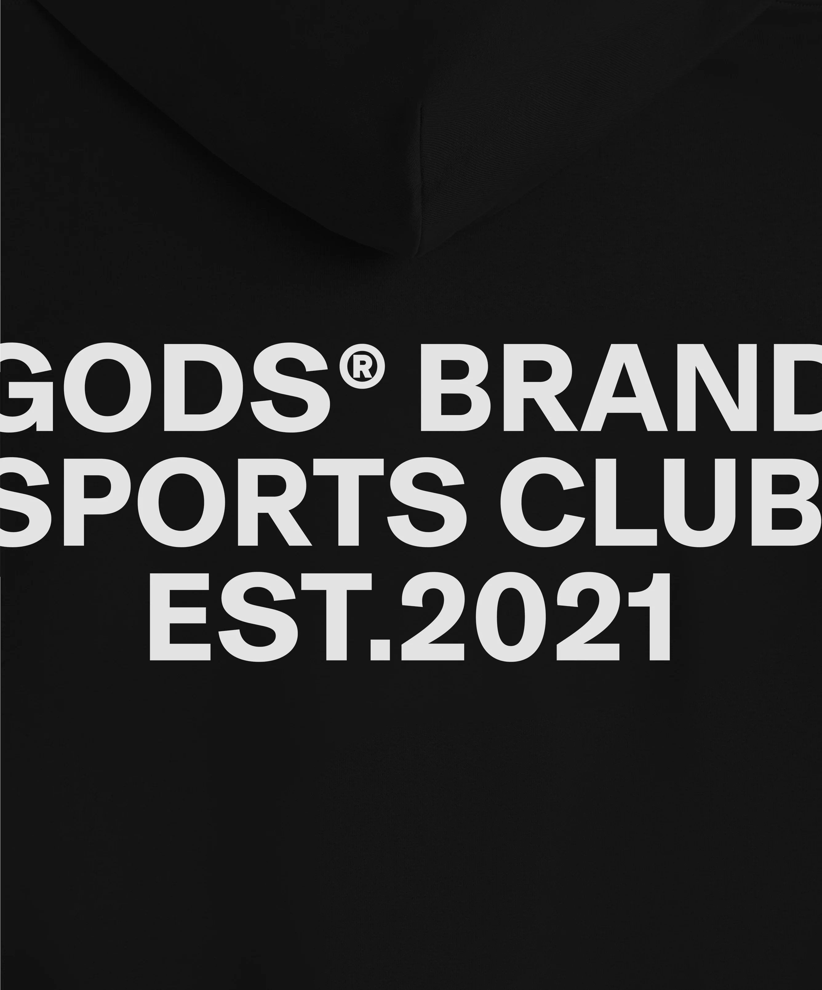 Gods® Brand Sports Club Hoodie Black - Image 6
