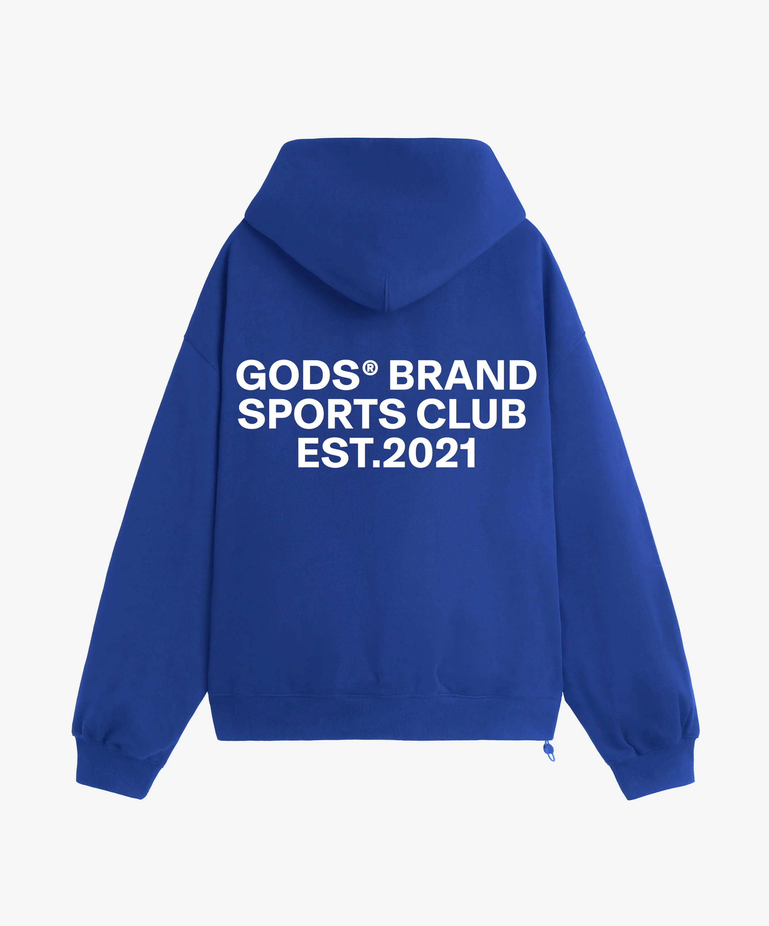 Gods® Brand Sports Club Hoodie Blue - Image 3