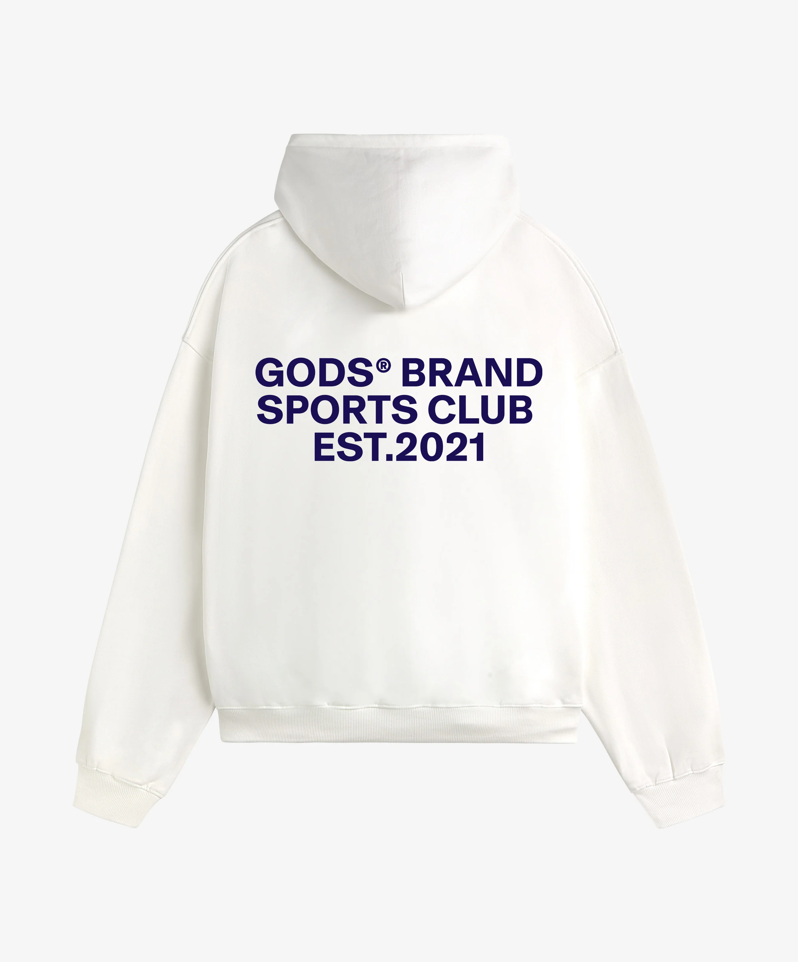 Gods® Brand Sports Club Hoodie Cream - Image 2