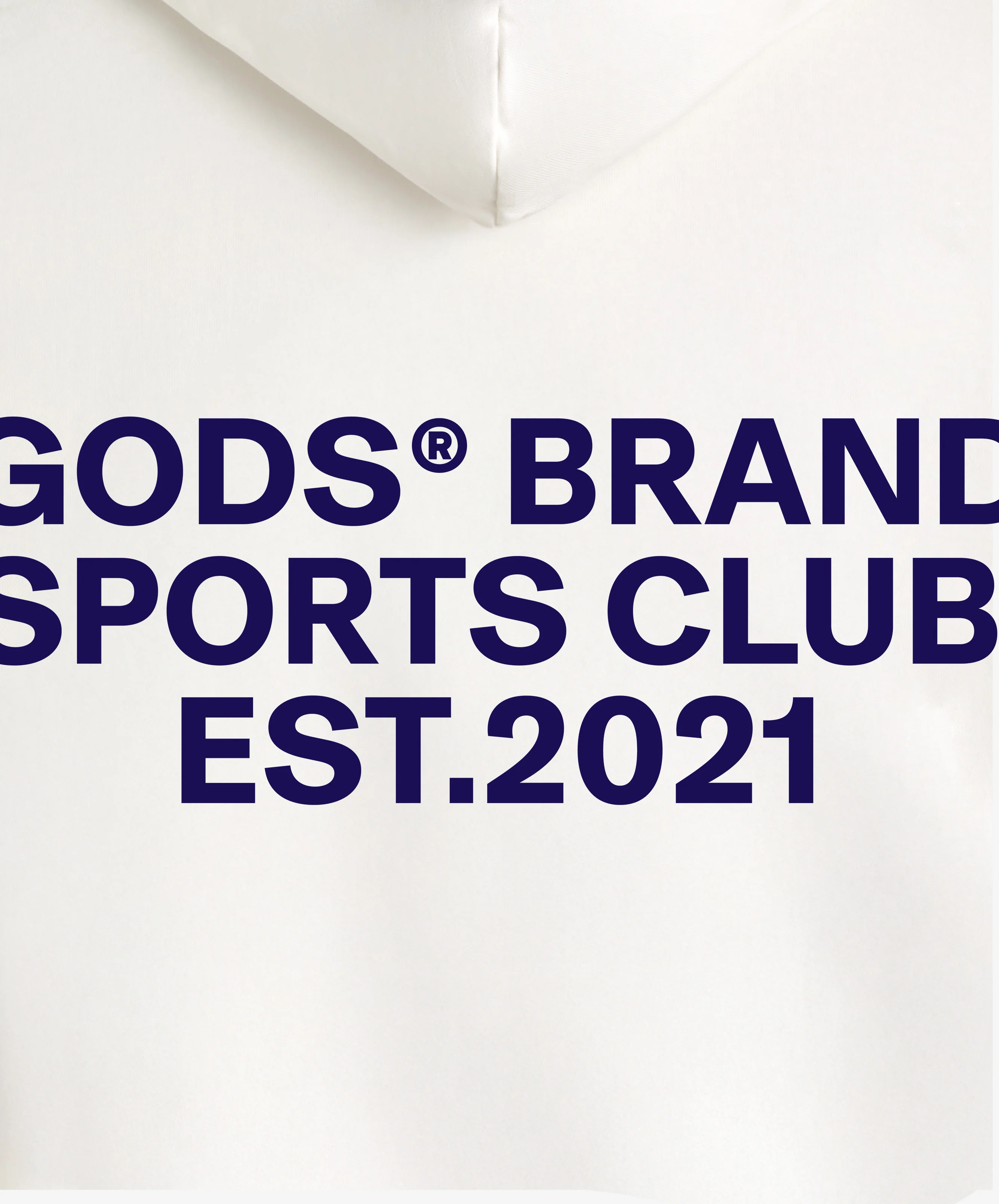 Gods® Brand Sports Club Hoodie Cream - Image 9