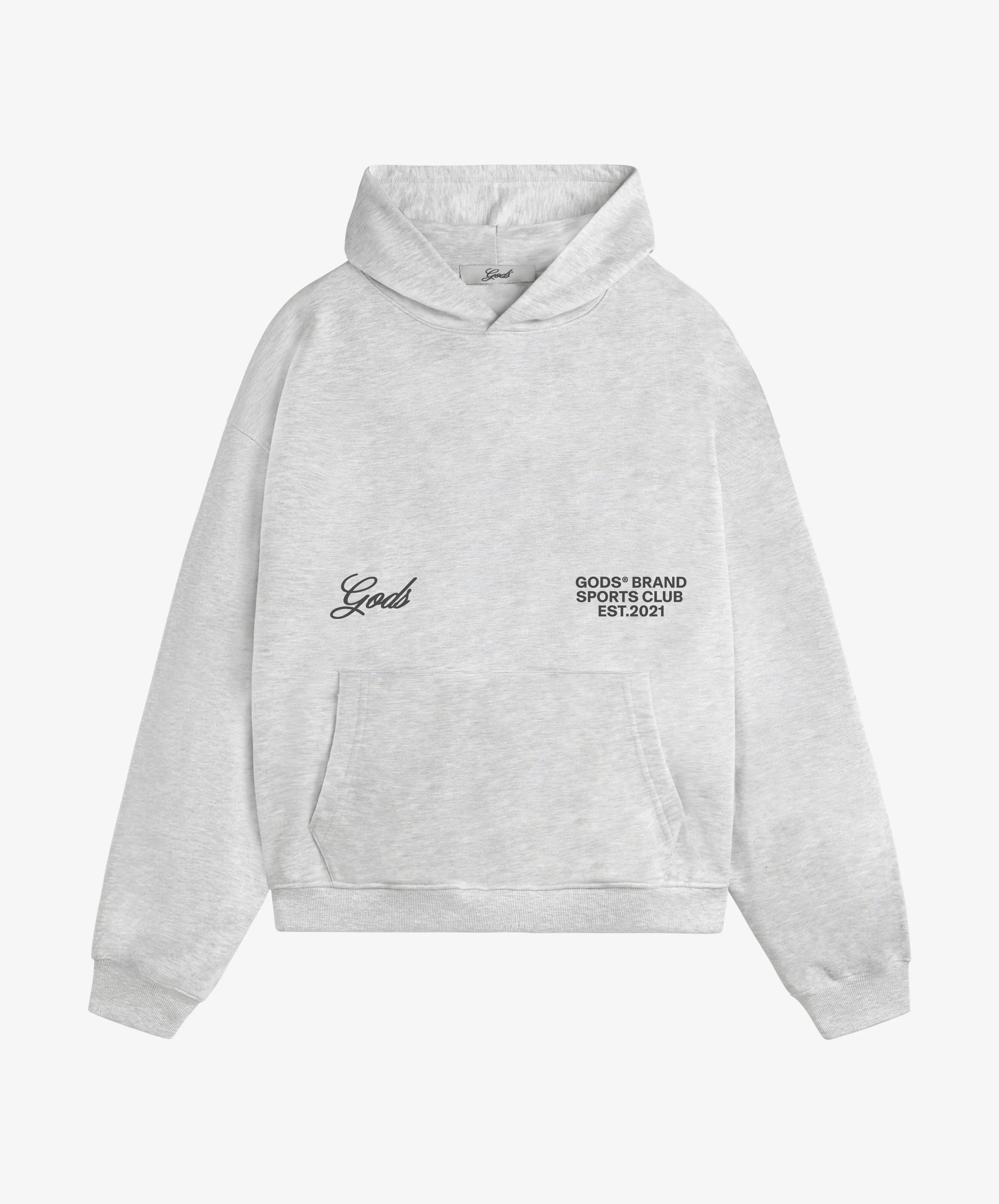 Gods® Brand Sports Club Hoodie Melange - Image 4