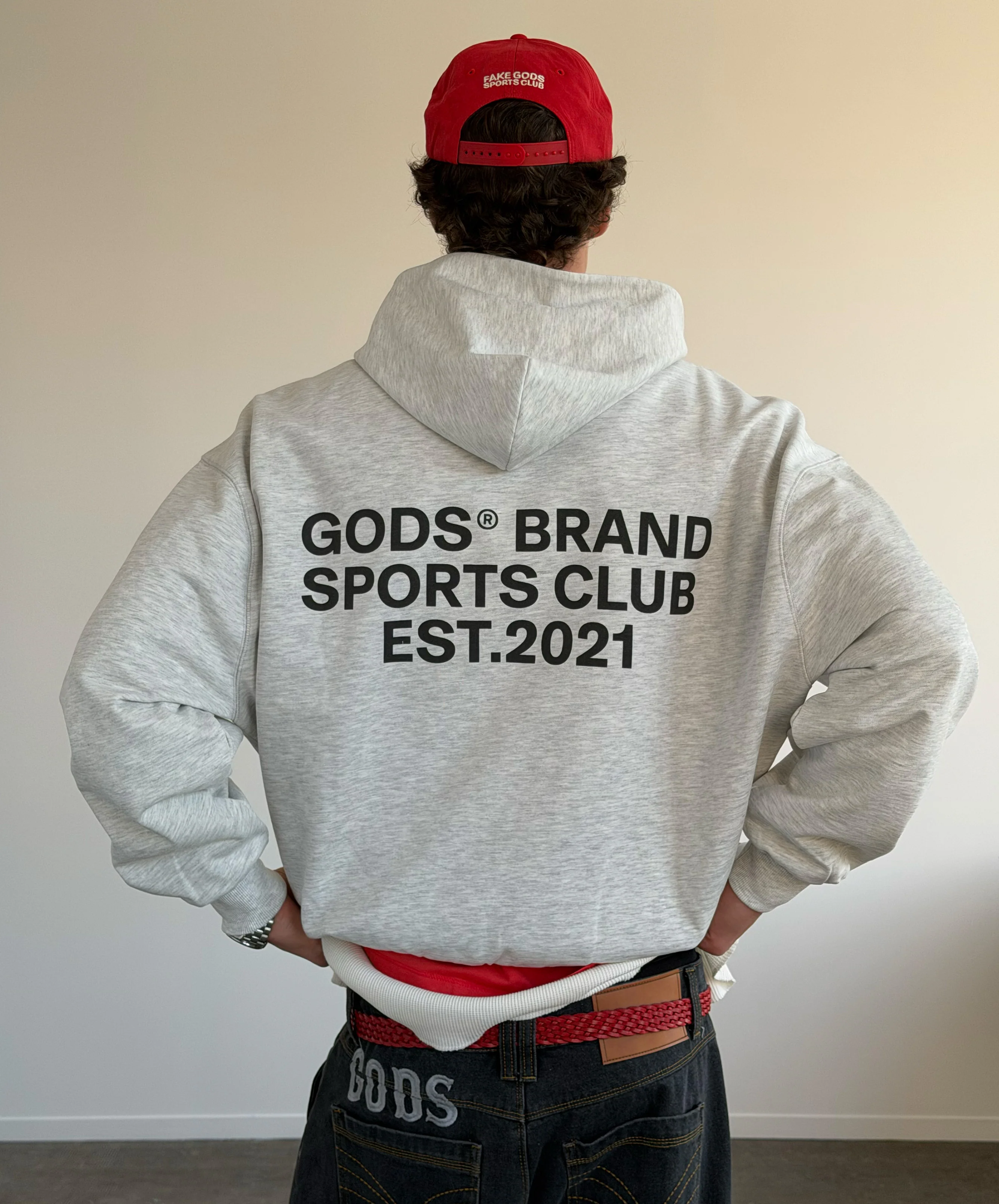 Gods® Brand Sports Club Hoodie Melange - Image 6