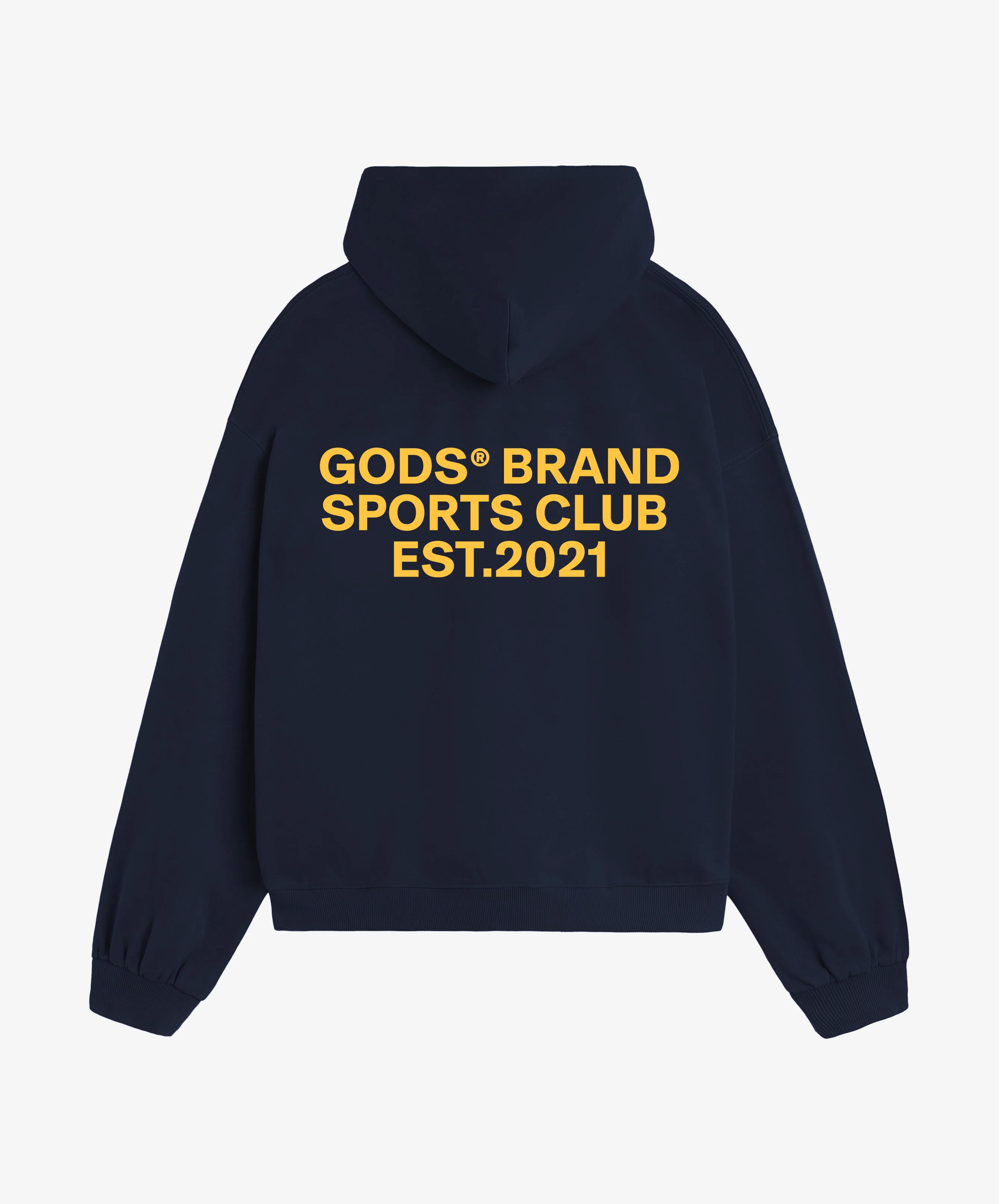 Gods® Brand Sports Club Hoodie Navy - Image 2