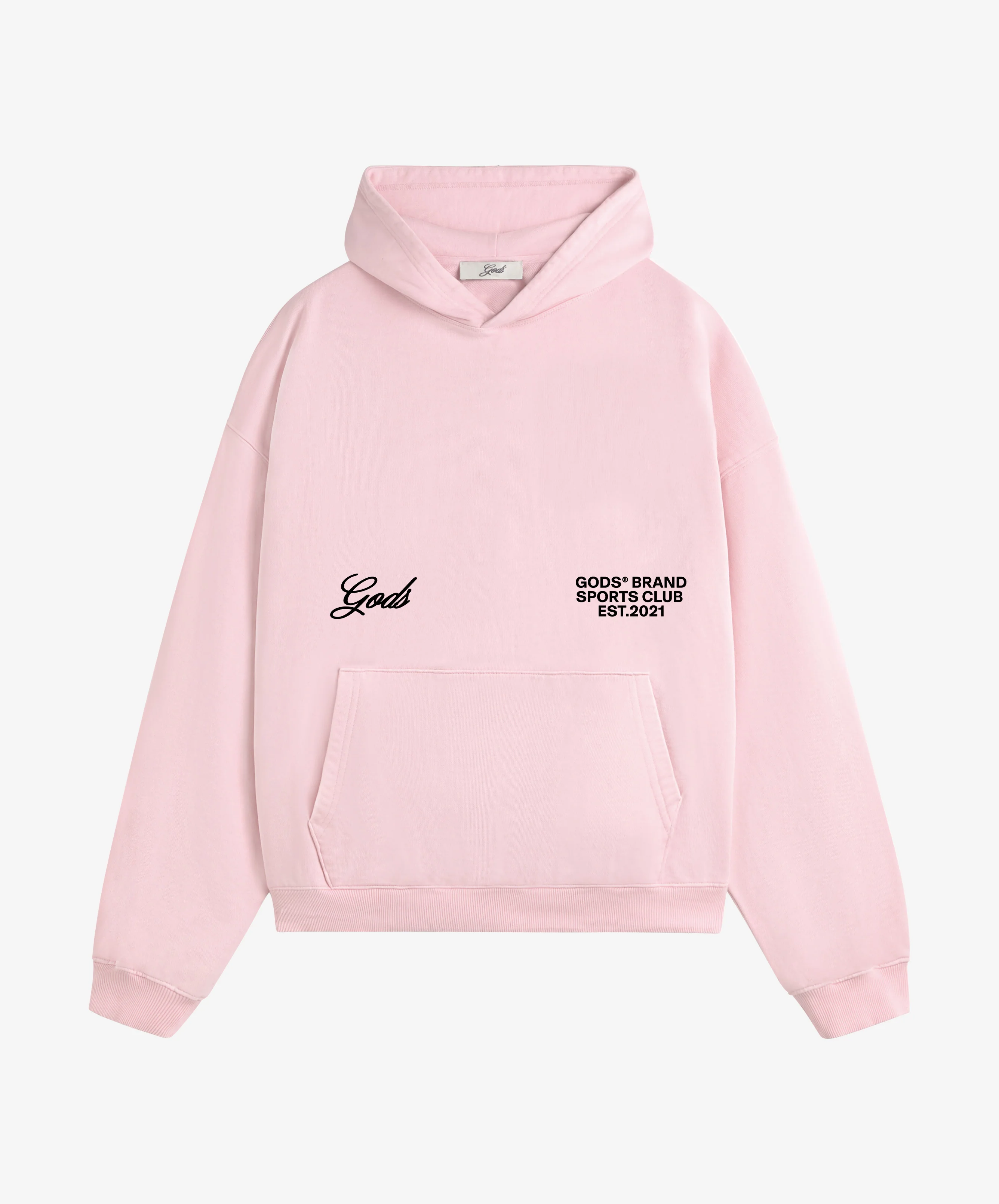 Gods® Brand Sports Club Hoodie Rose - Image 4