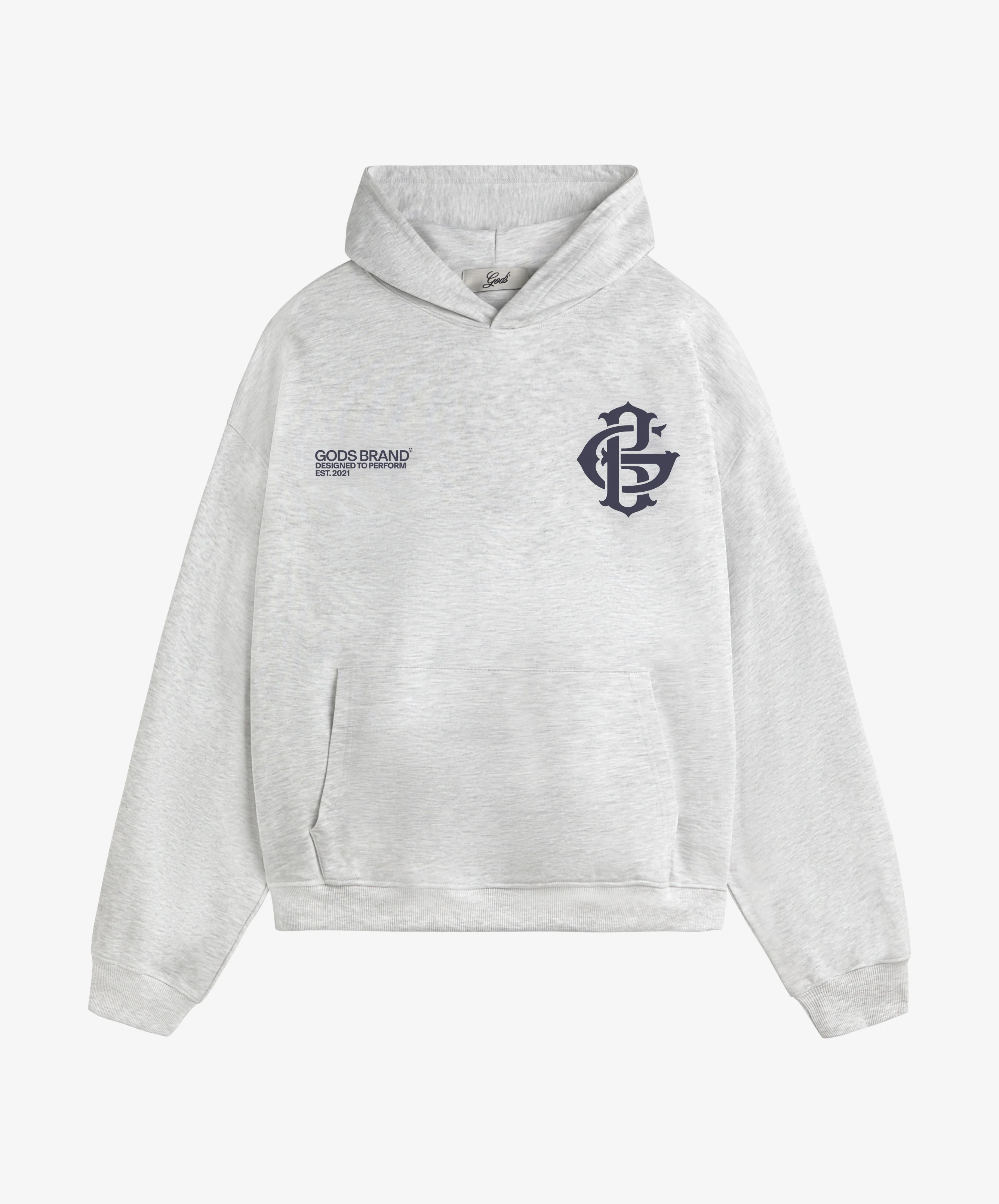 Gods Brand Hoodie Grey - Image 4