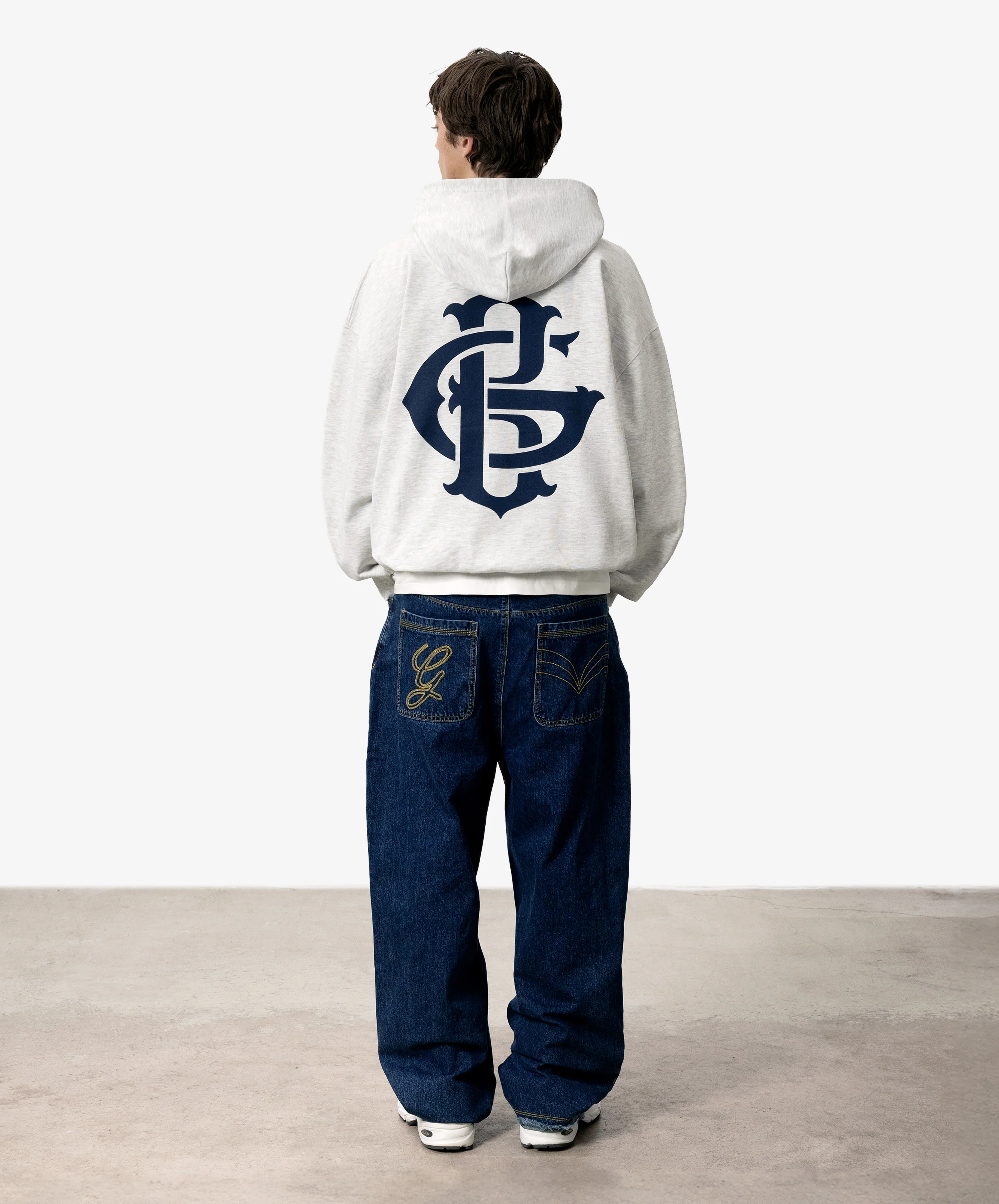 Gods Brand Hoodie Grey - Image 5