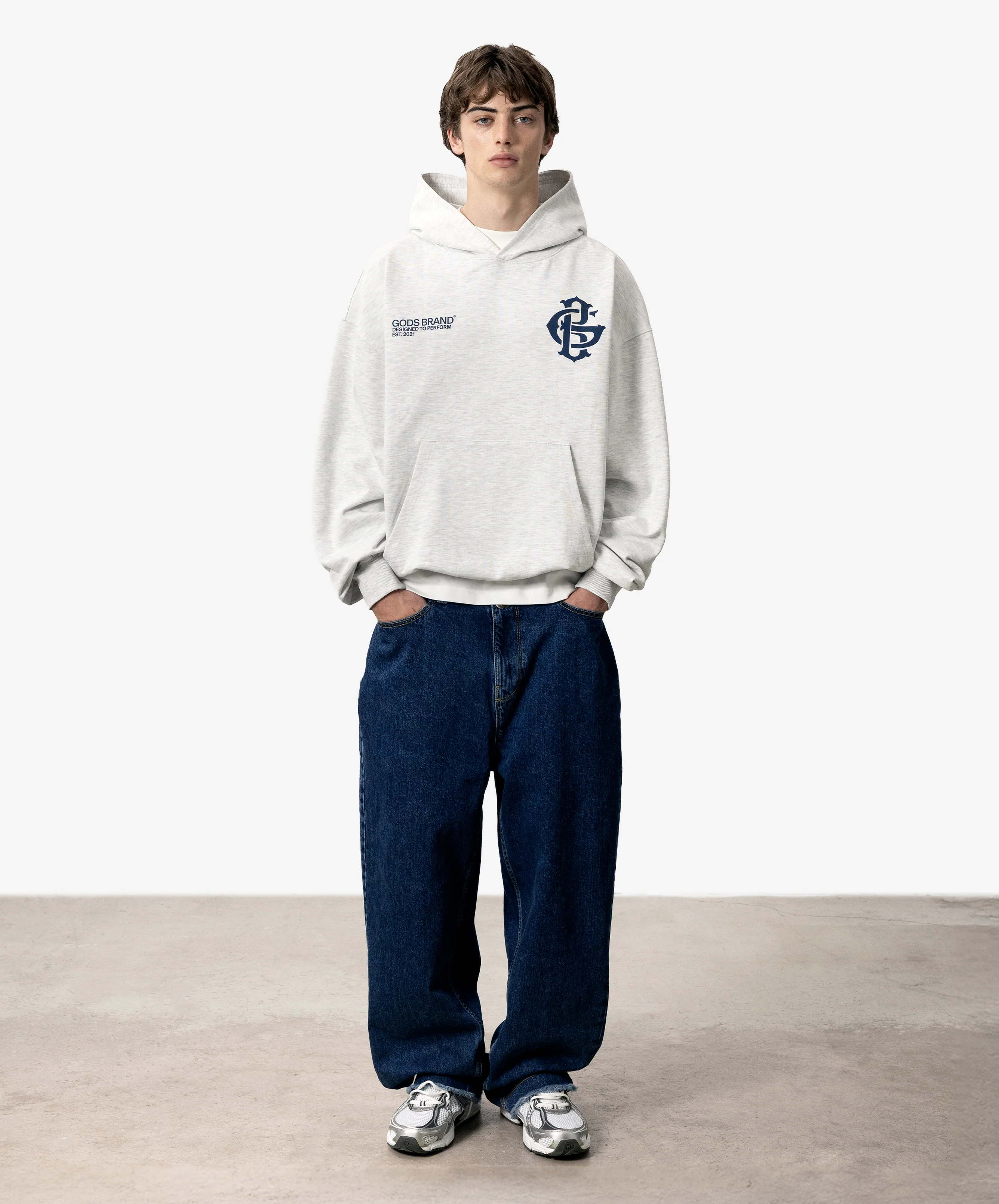 Gods Brand Hoodie Grey - Image 7
