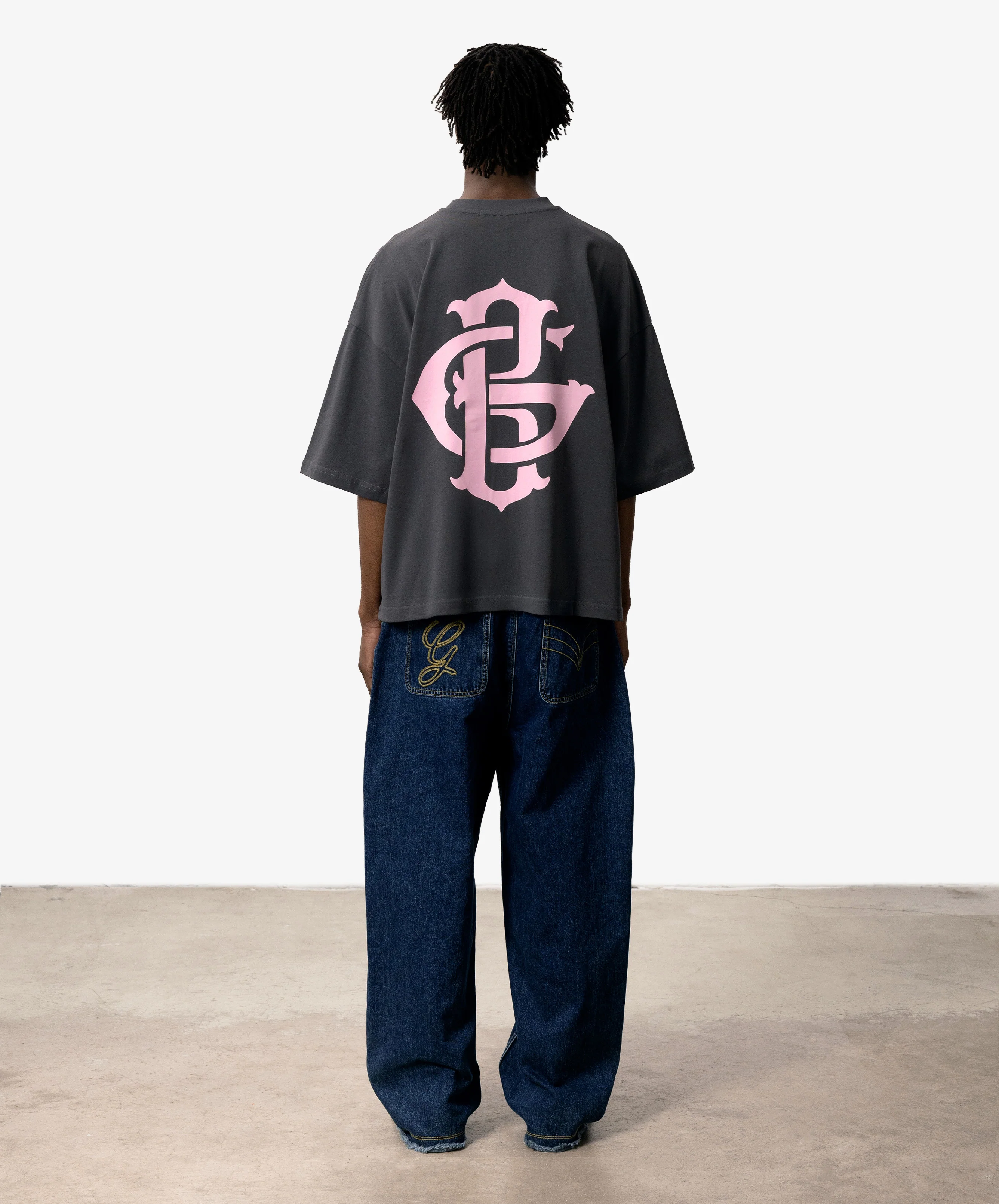 Gods Brand Boxy Tee Dark Grey - Image 6