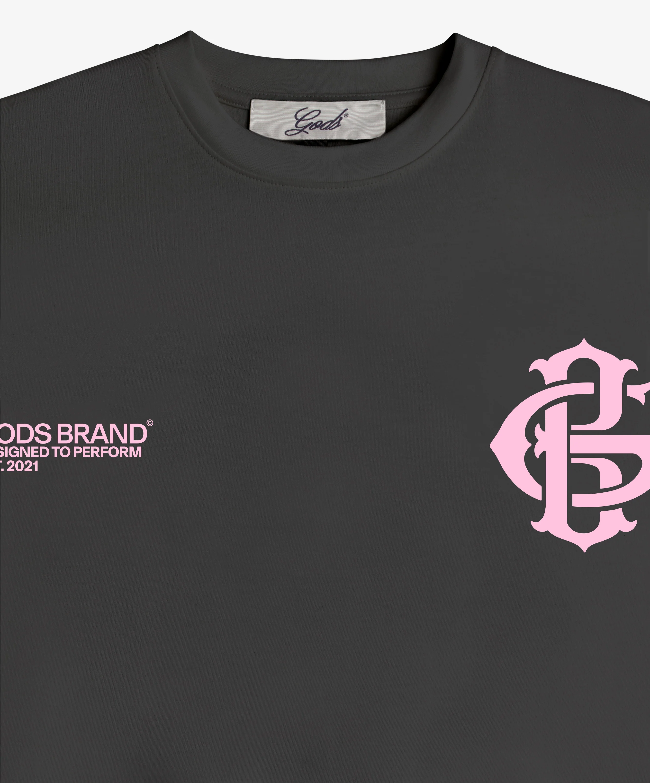 Gods Brand Boxy Tee Dark Grey - Image 8