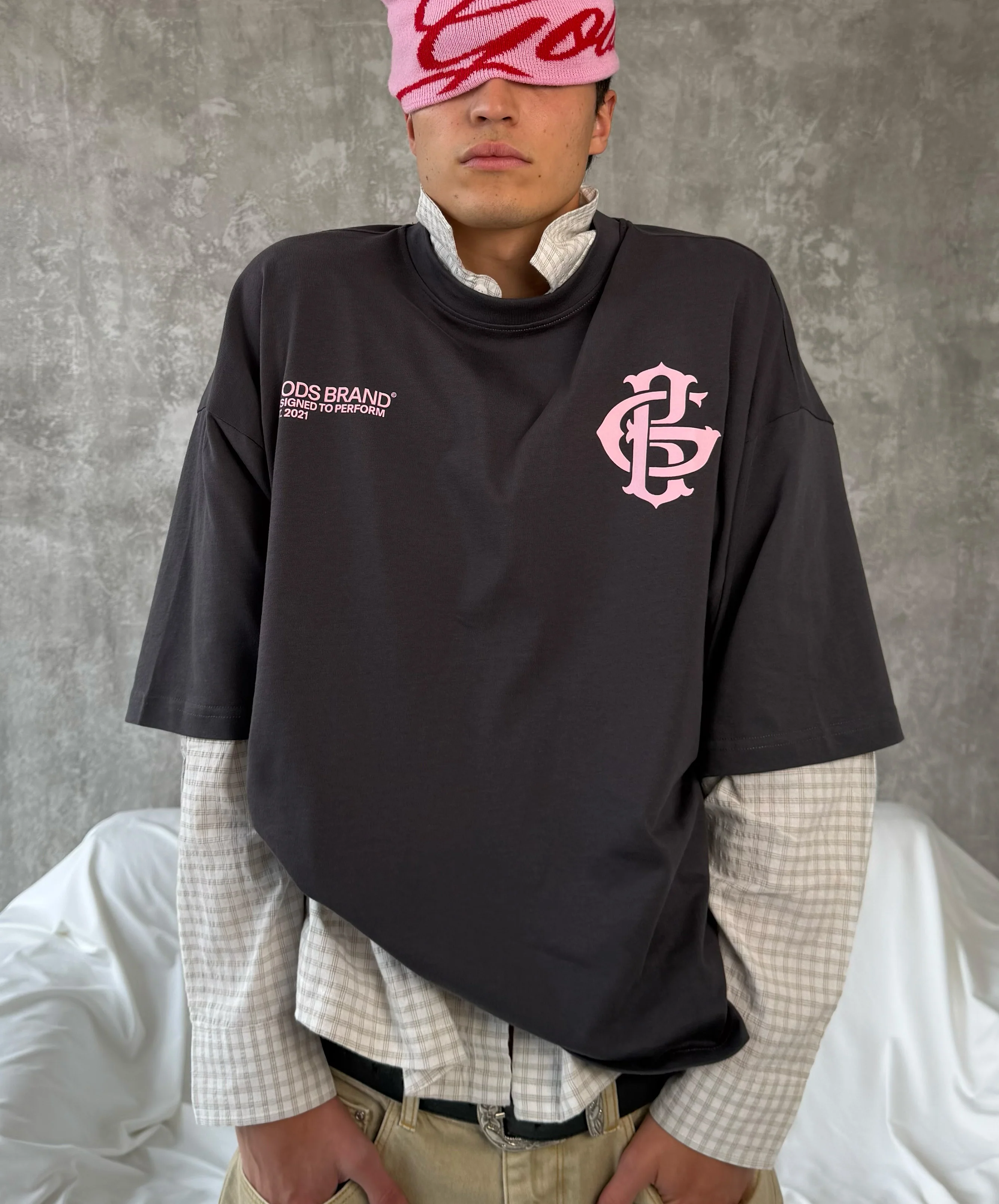 Gods Brand Boxy Tee Dark Grey - Image 9