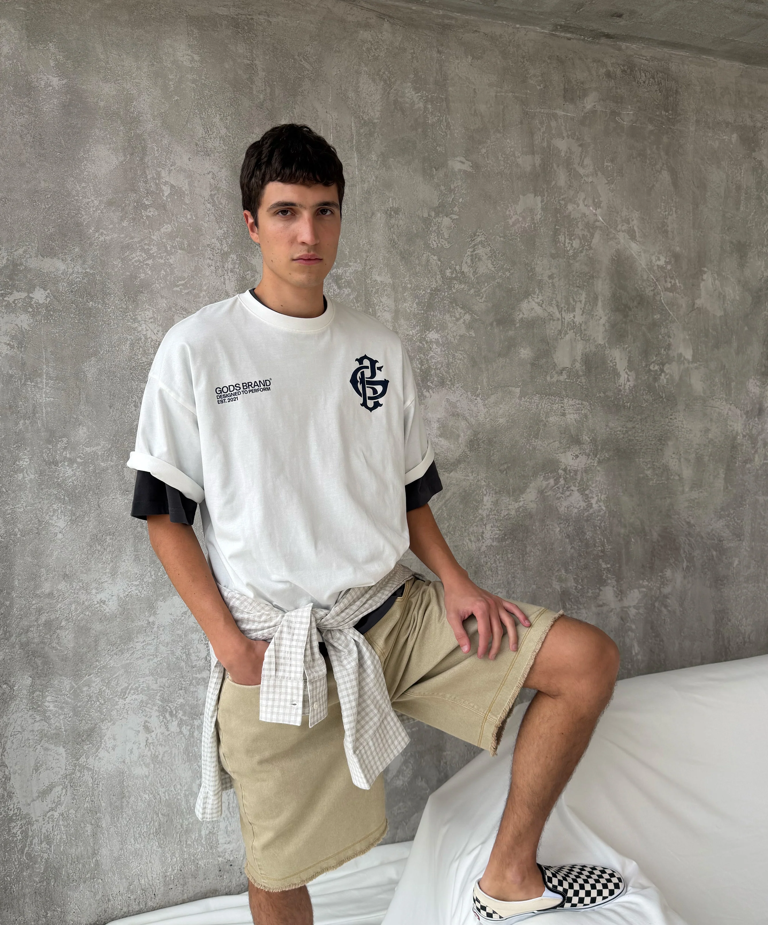 Gods Brand Boxy Tee White - Image 10