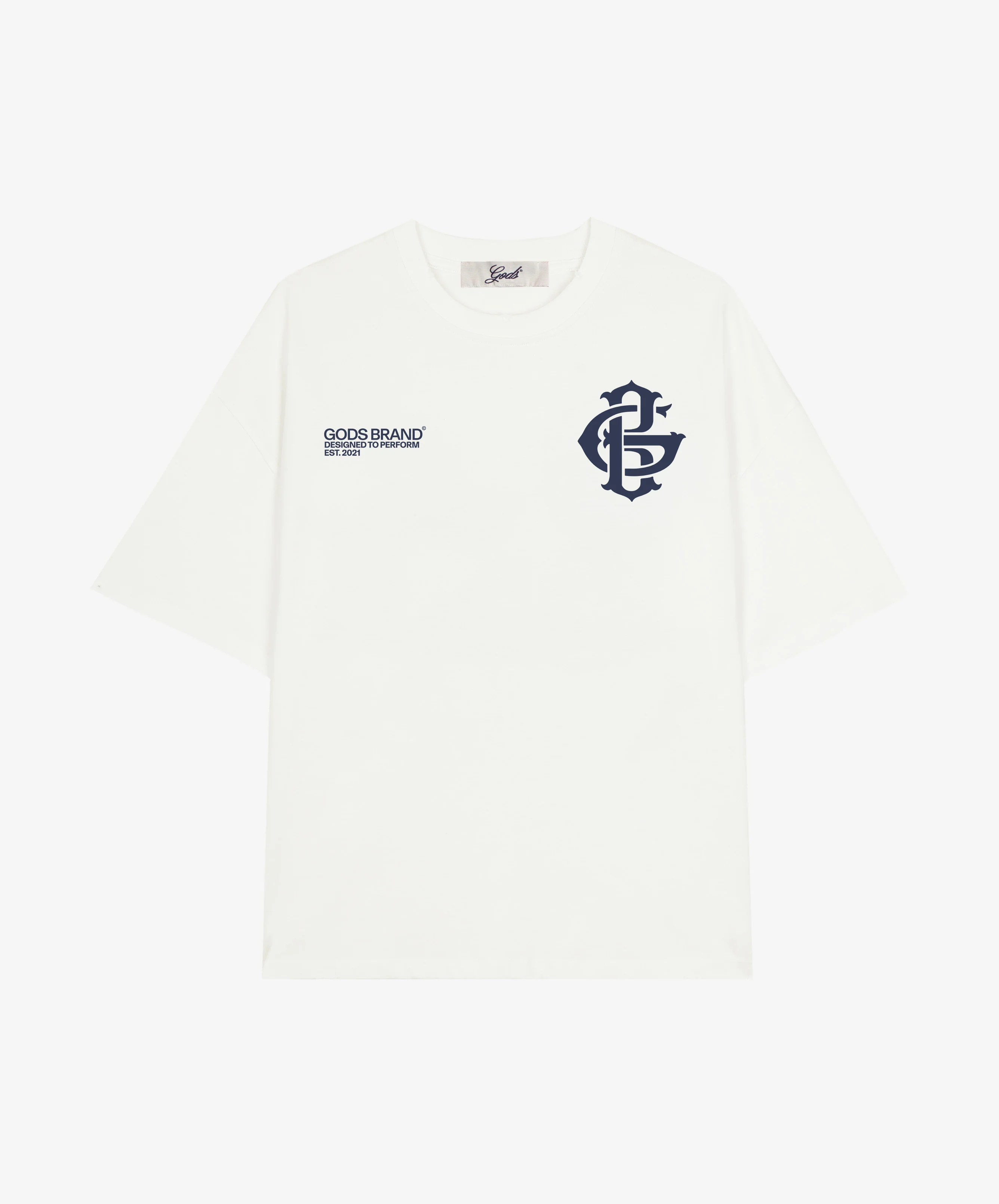 Gods Brand Boxy Tee White - Image 4
