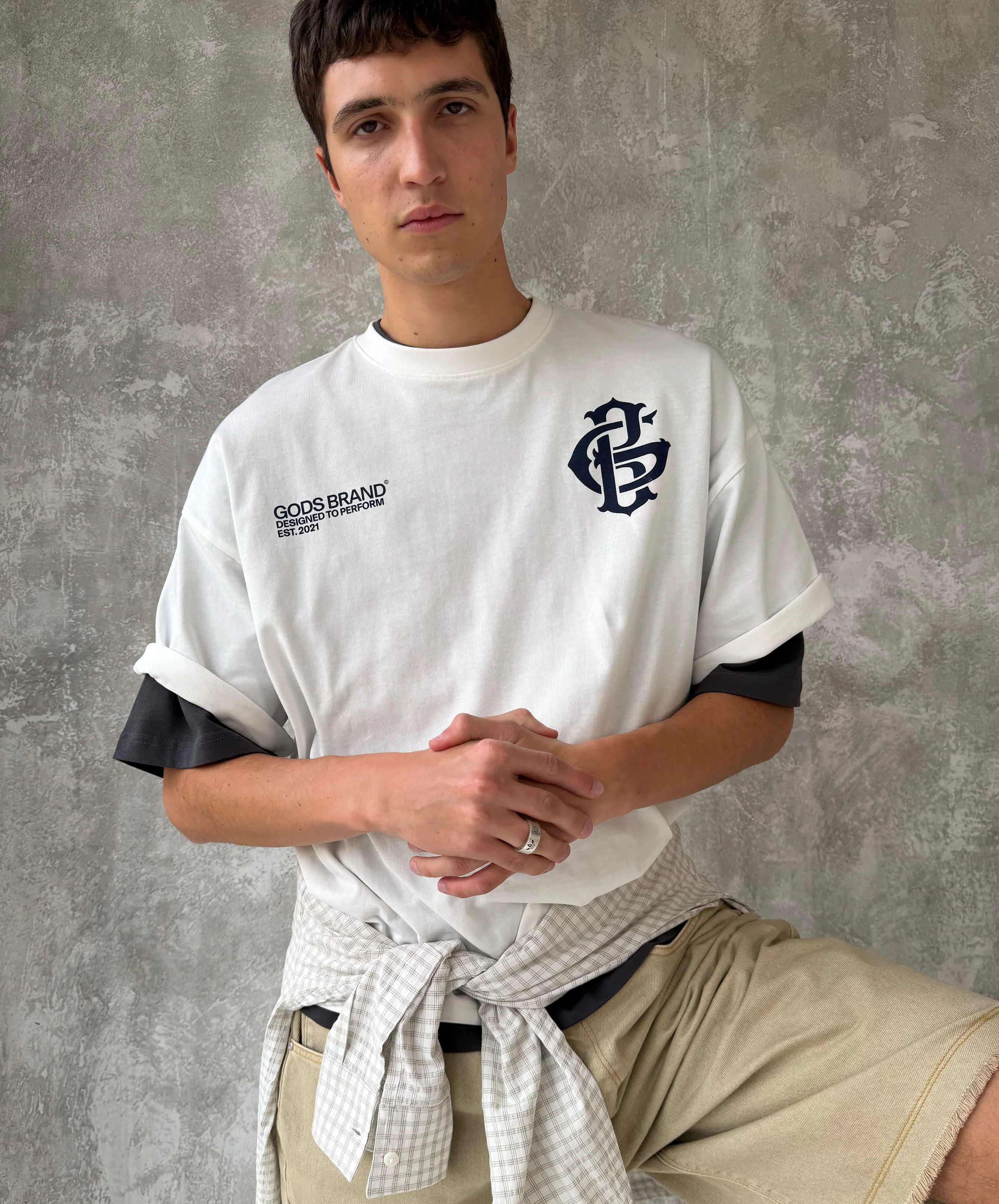 Gods Brand Boxy Tee White - Image 9