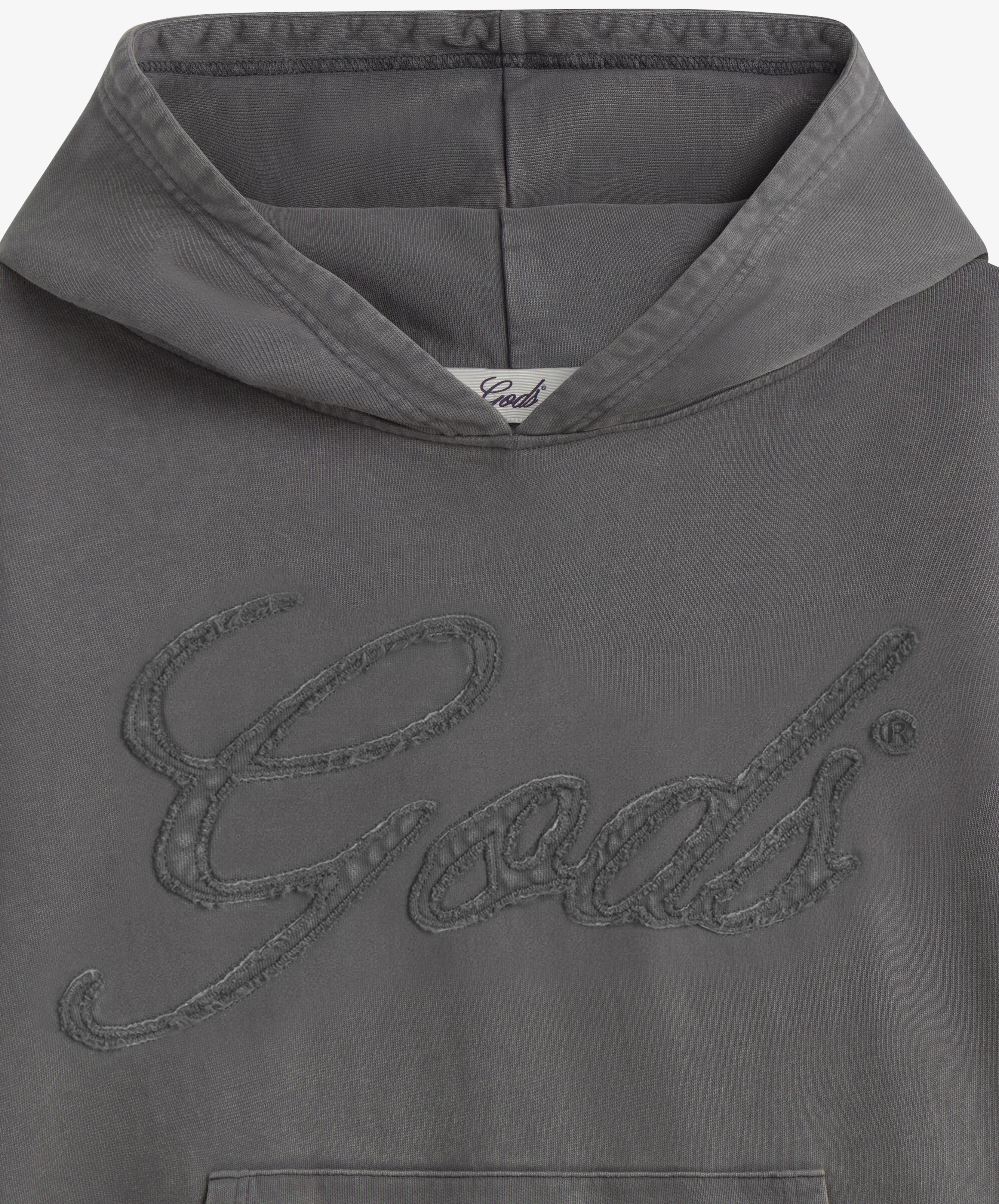 Gods Hoodie Dark Grey - Image 5