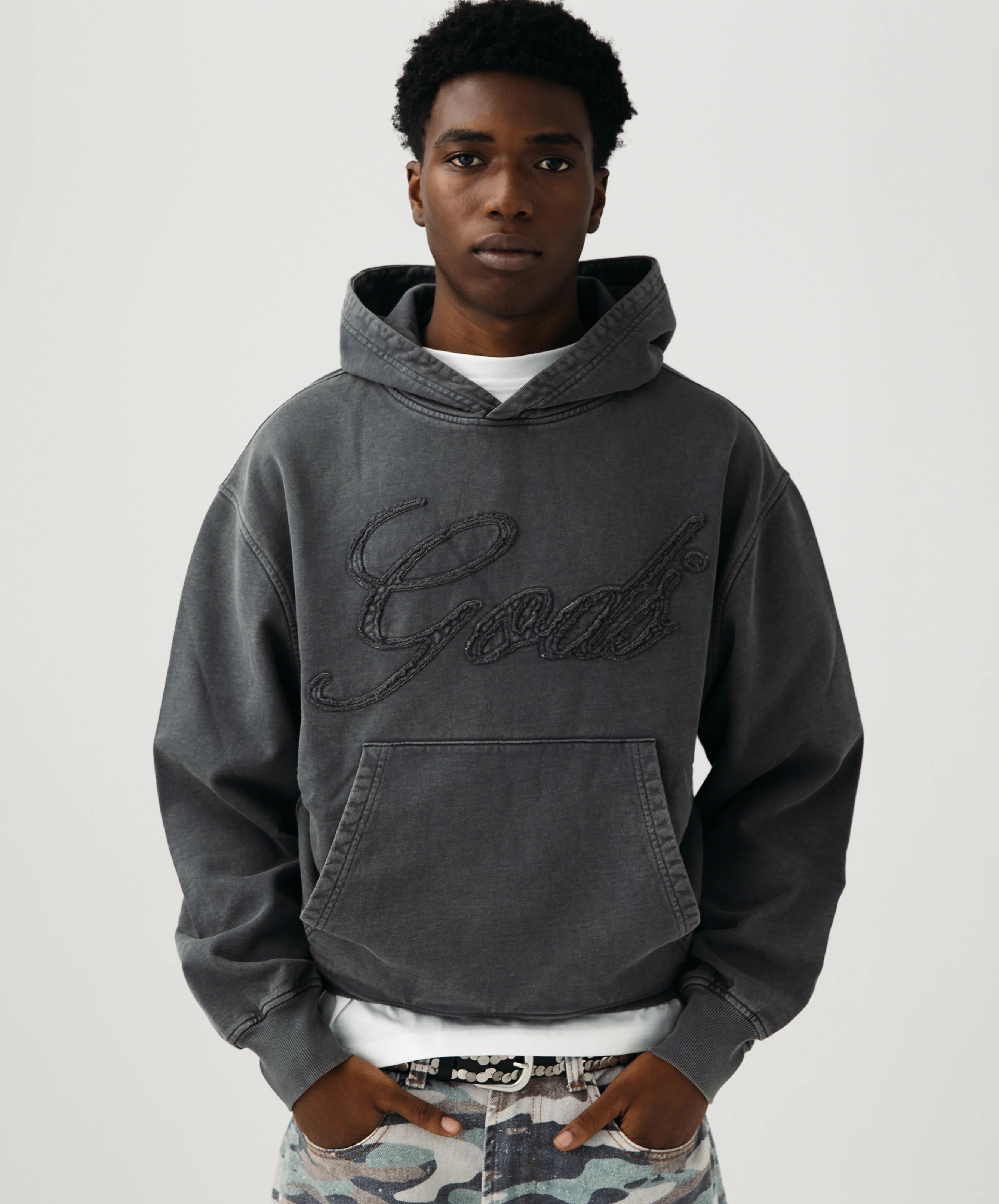 Gods Hoodie Dark Grey - Image 6
