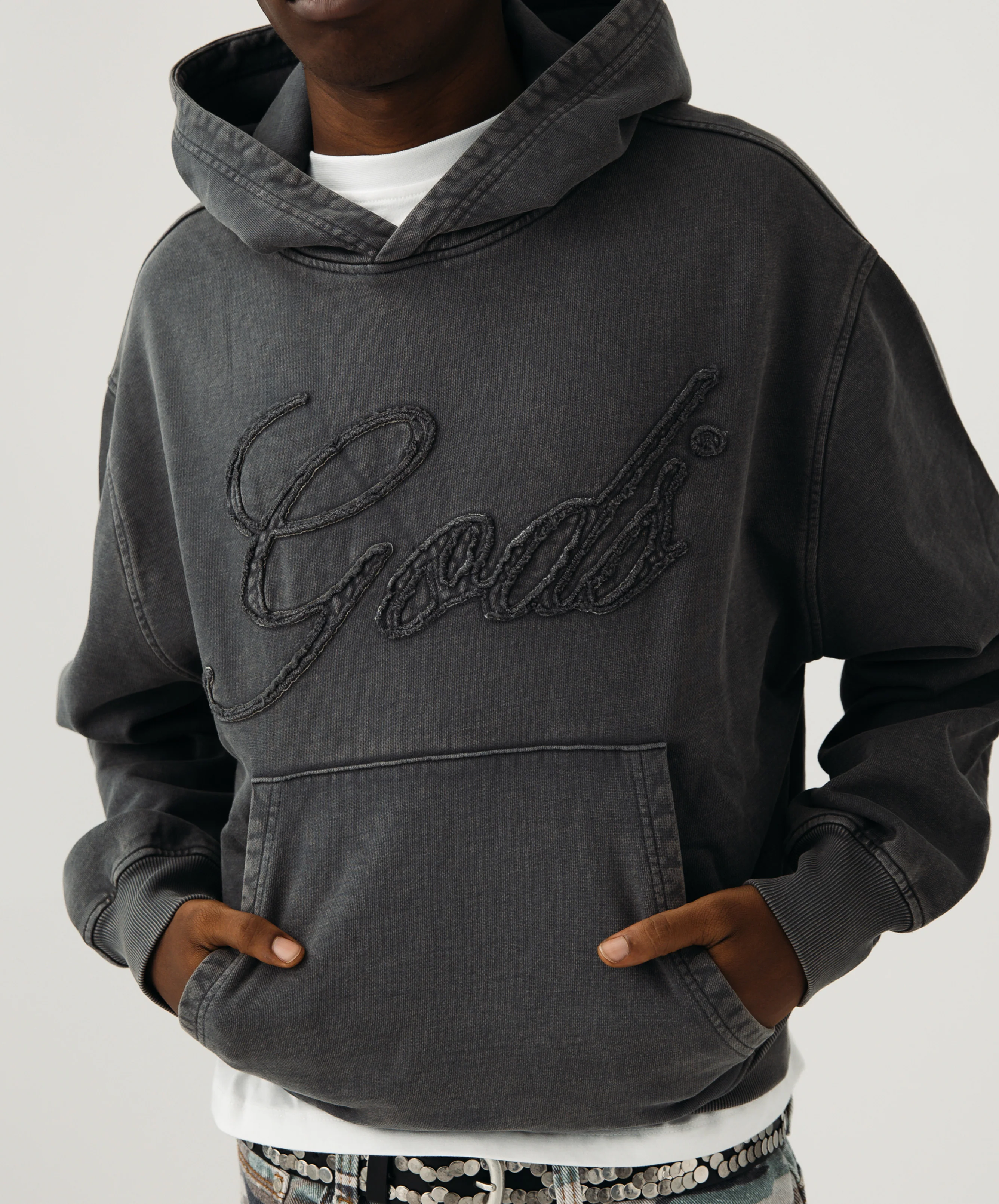 Gods Hoodie Dark Grey - Image 8