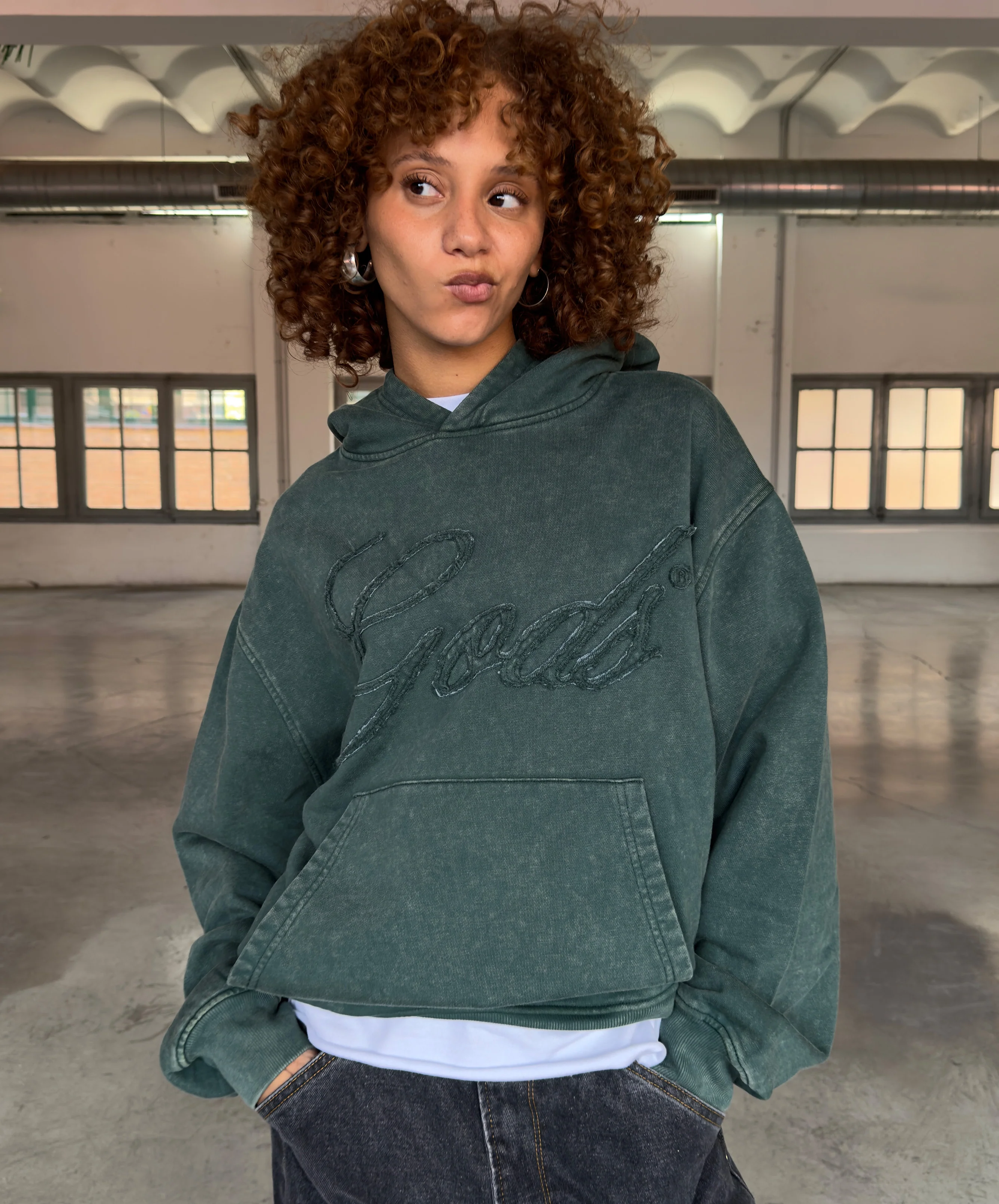 Gods Hoodie Green - Image 2
