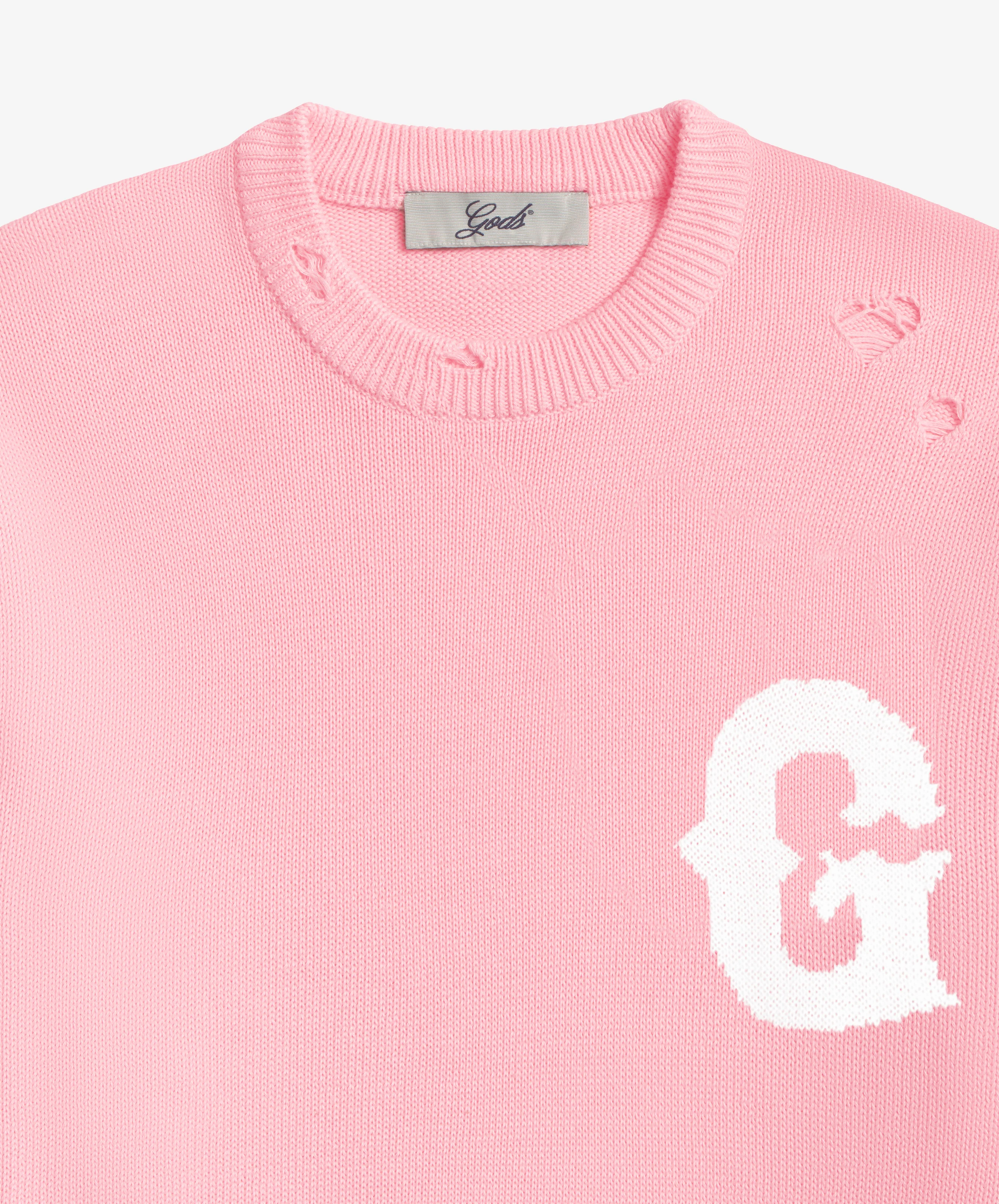 G Side Knitted Sweater Rose - Image 6