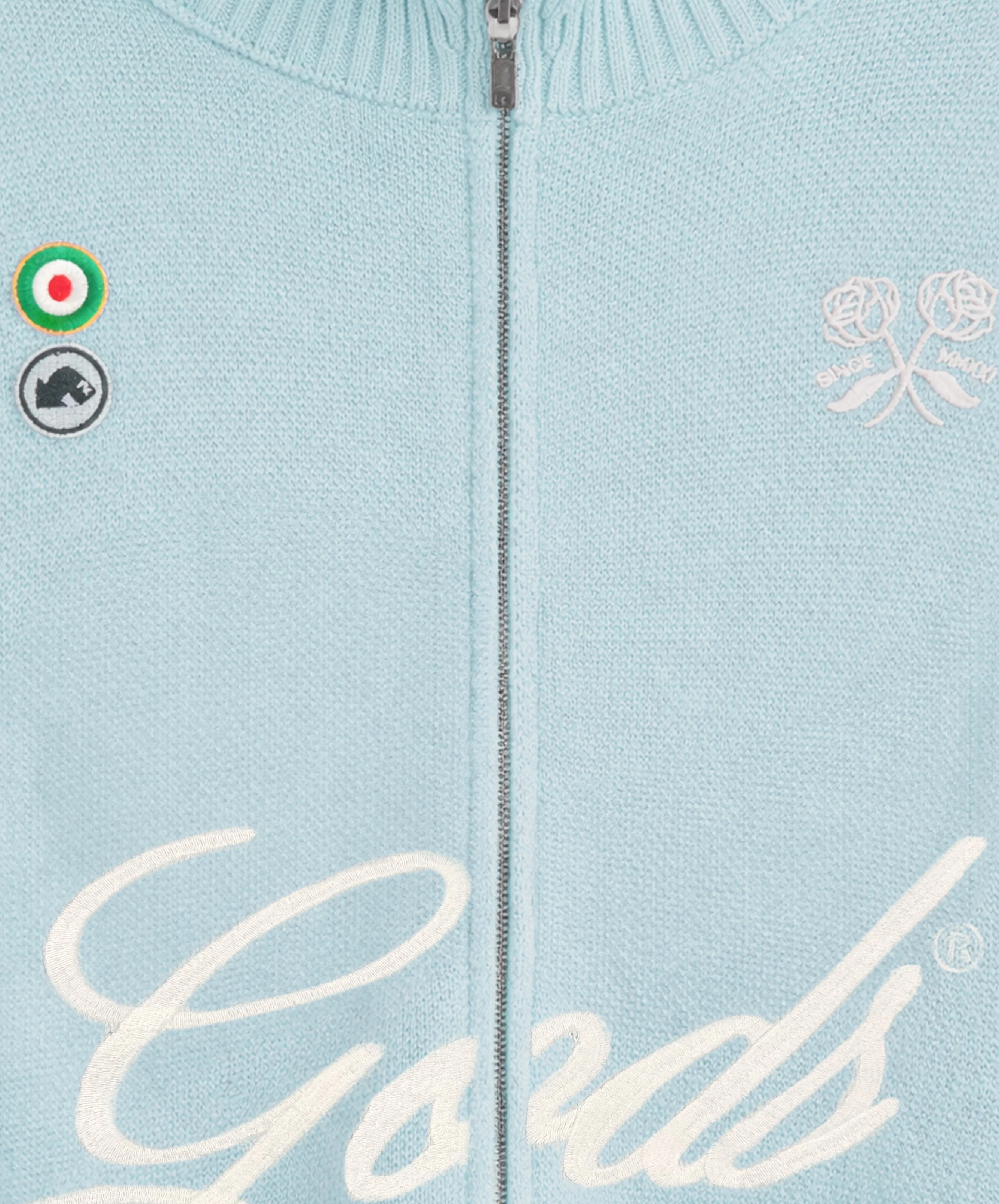 Gods Knitted Zipper Blue - Image 6