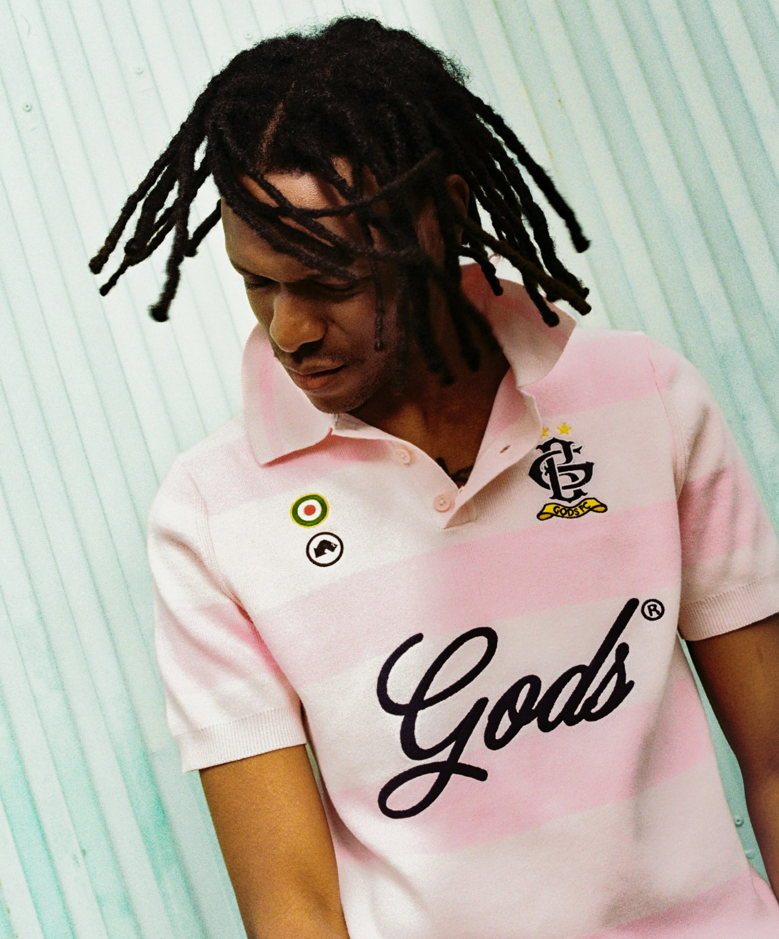 Striped Polo Rose - Image 5