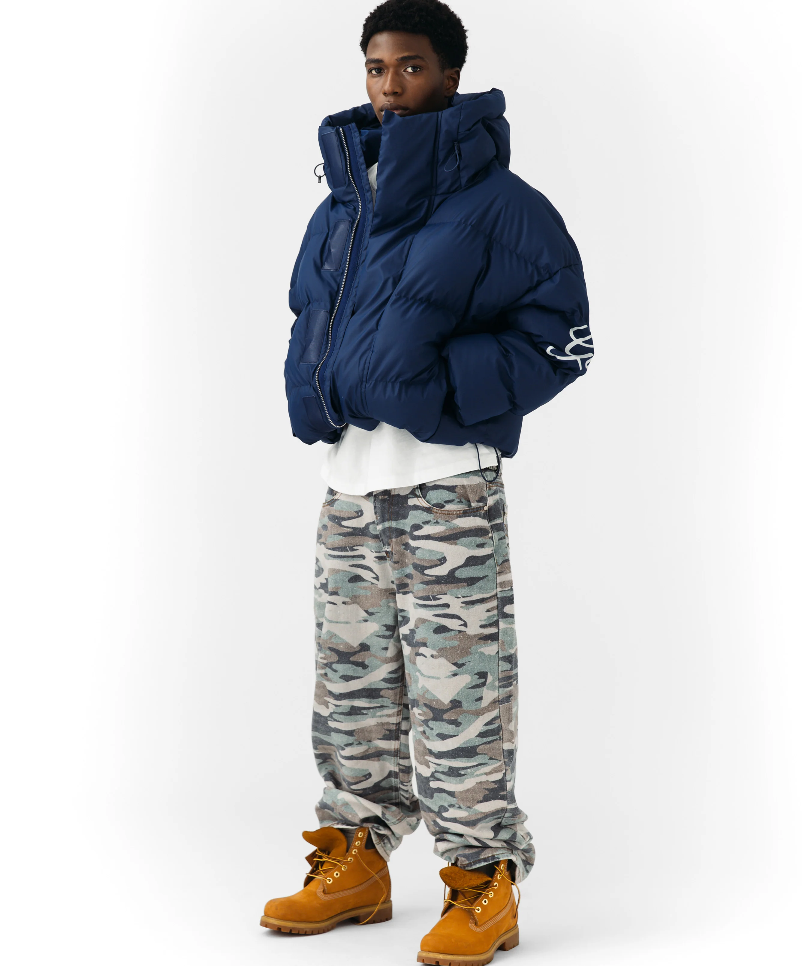Gods Puffer Navy - Image 4